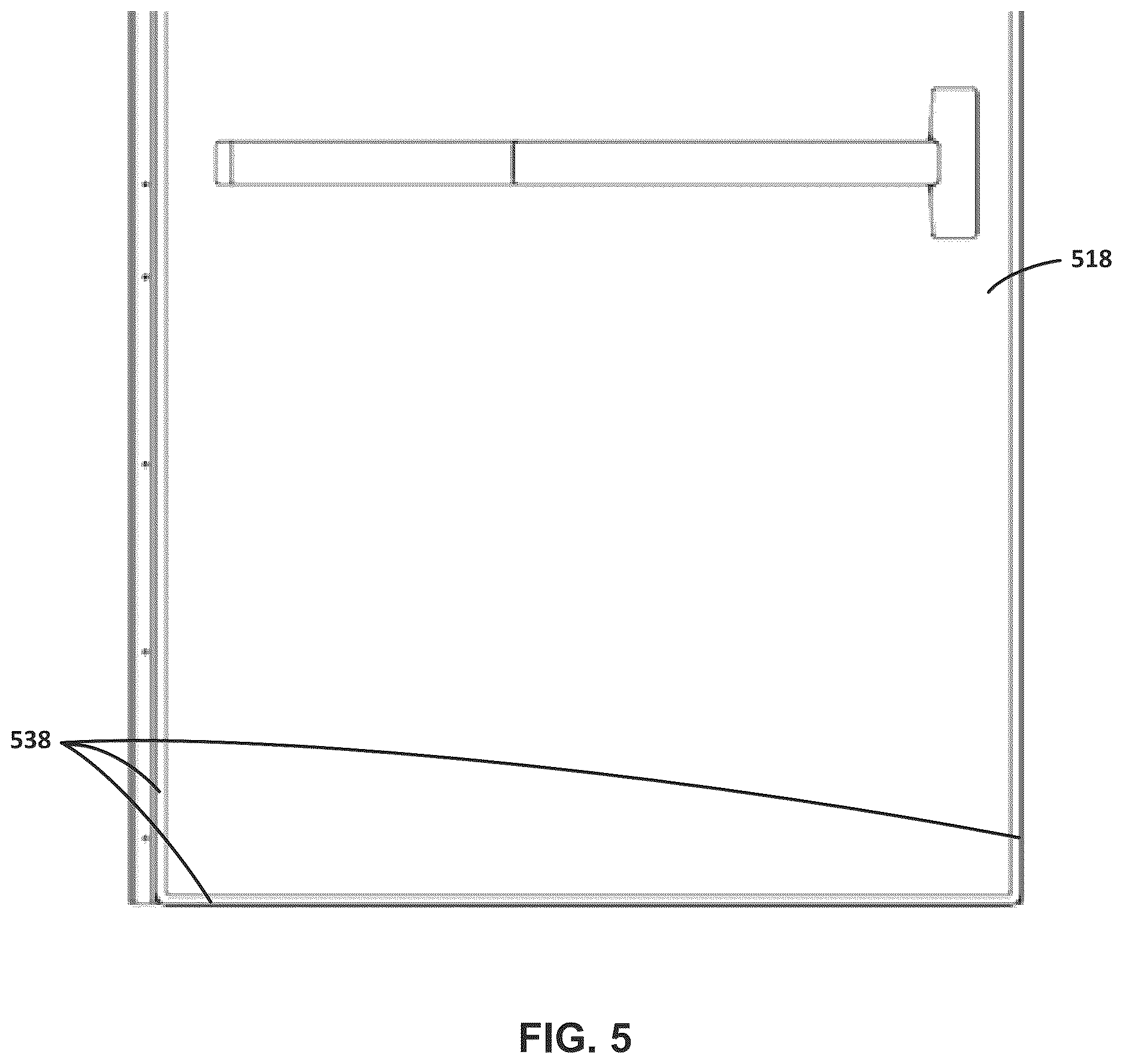 Patent US12618285 Figure 5 – Liquid containment door with continuous gasket