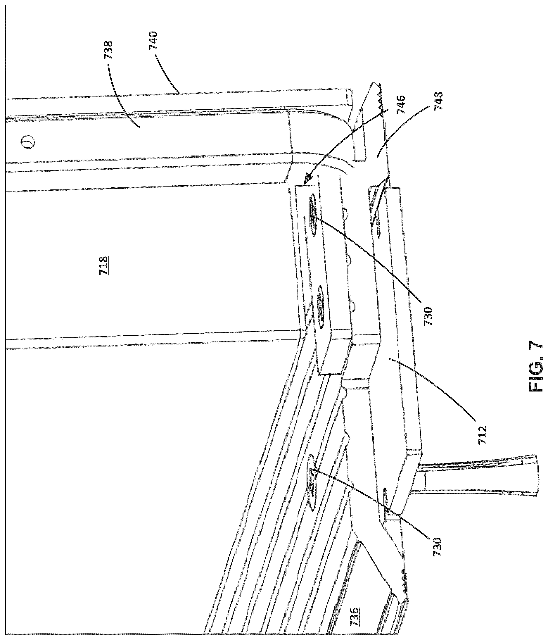 Patent US12618285 Figure 7 – Liquid containment door with continuous gasket