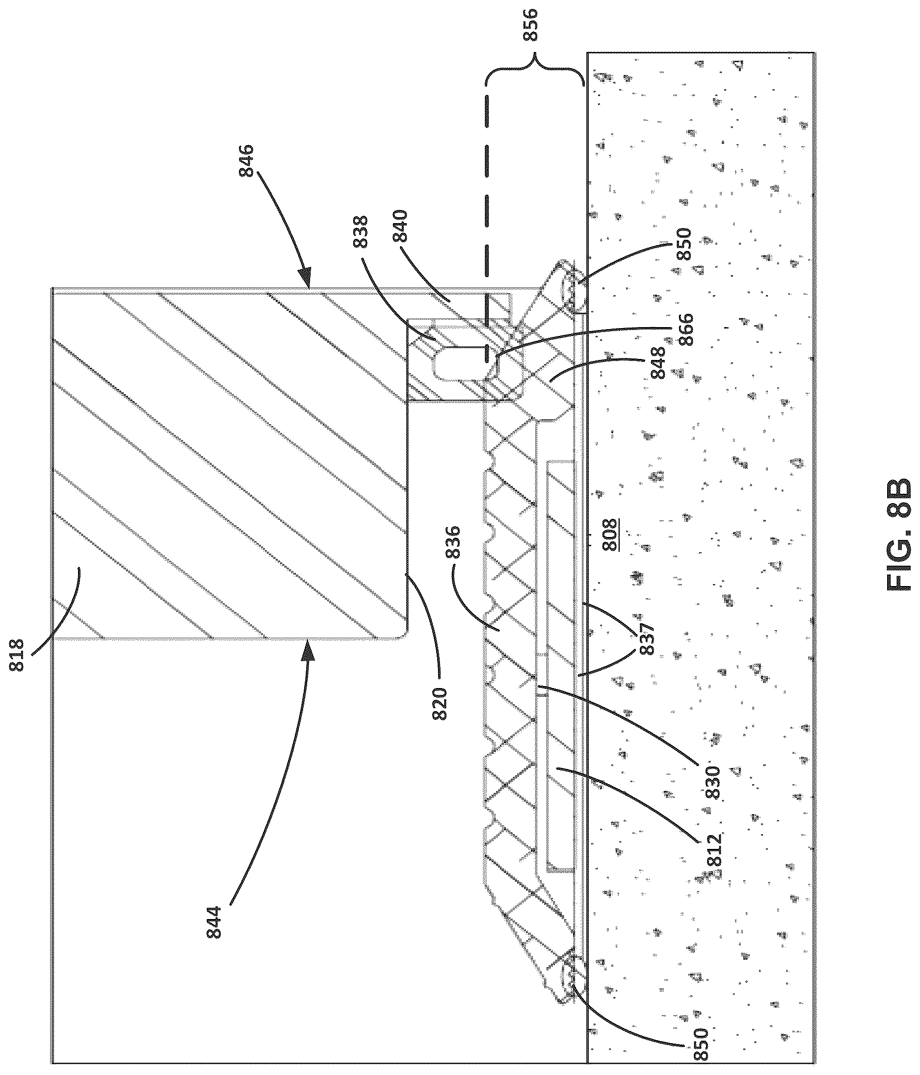 Patent US12618285 Figure 9 – Liquid containment door with continuous gasket