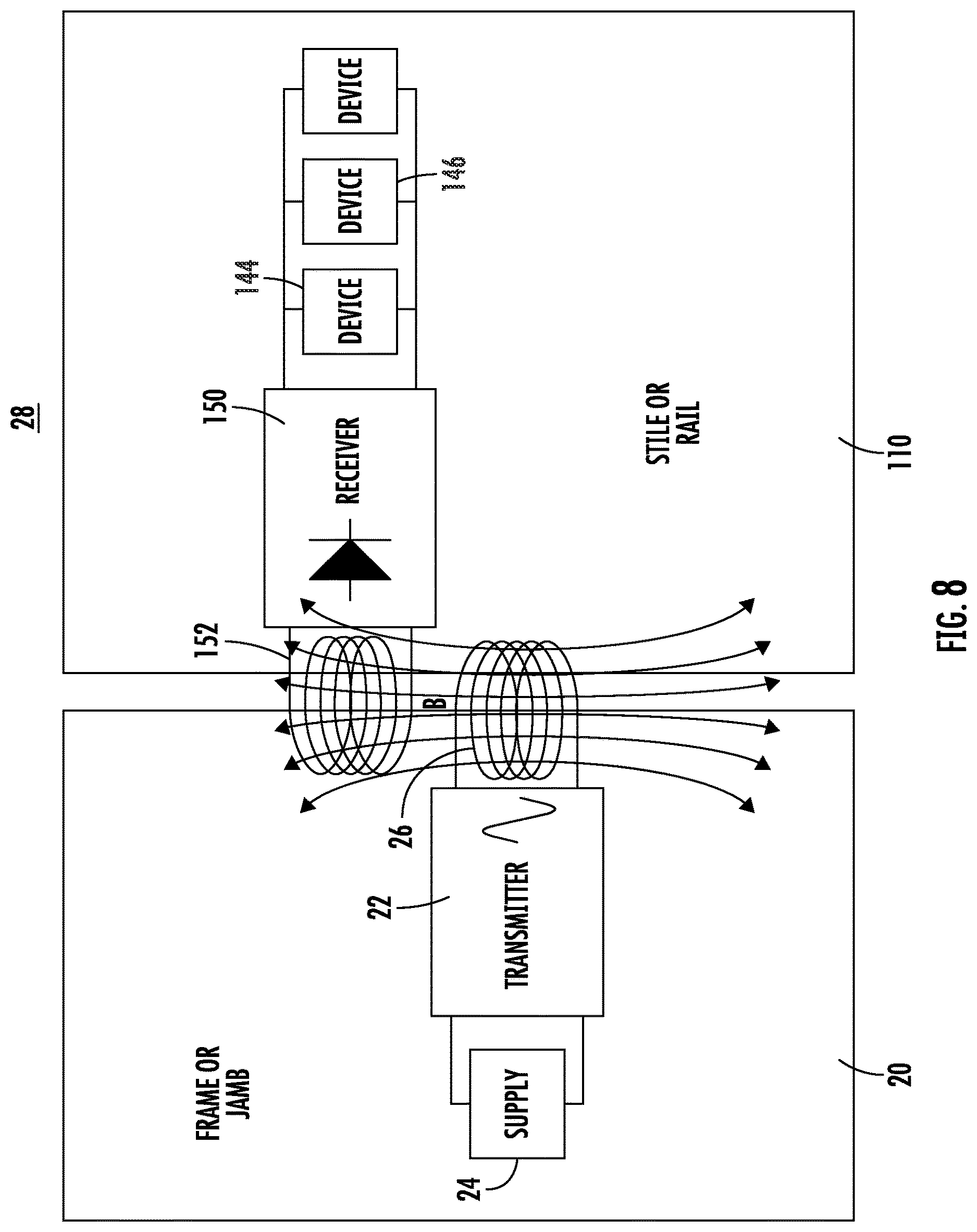 Patent US12618286 Figure 5 – Induction coil embedded in laminate layer