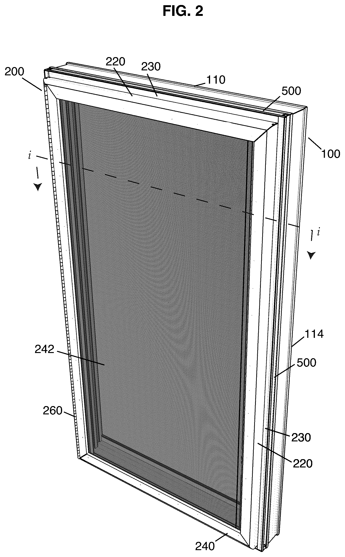 Patent US12618287 Figure 2 – Security screen mounting system and method therefor