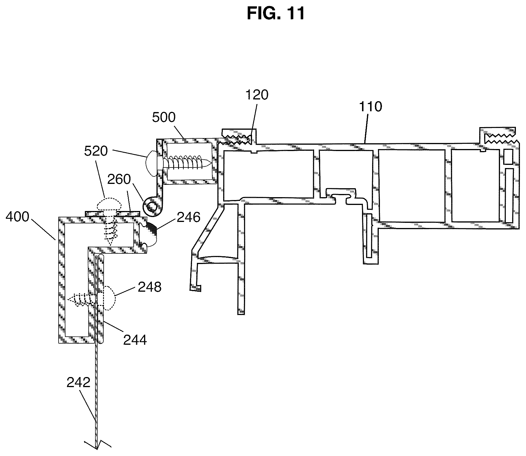Patent US12618287 Figure 11 – Security screen mounting system and method therefor