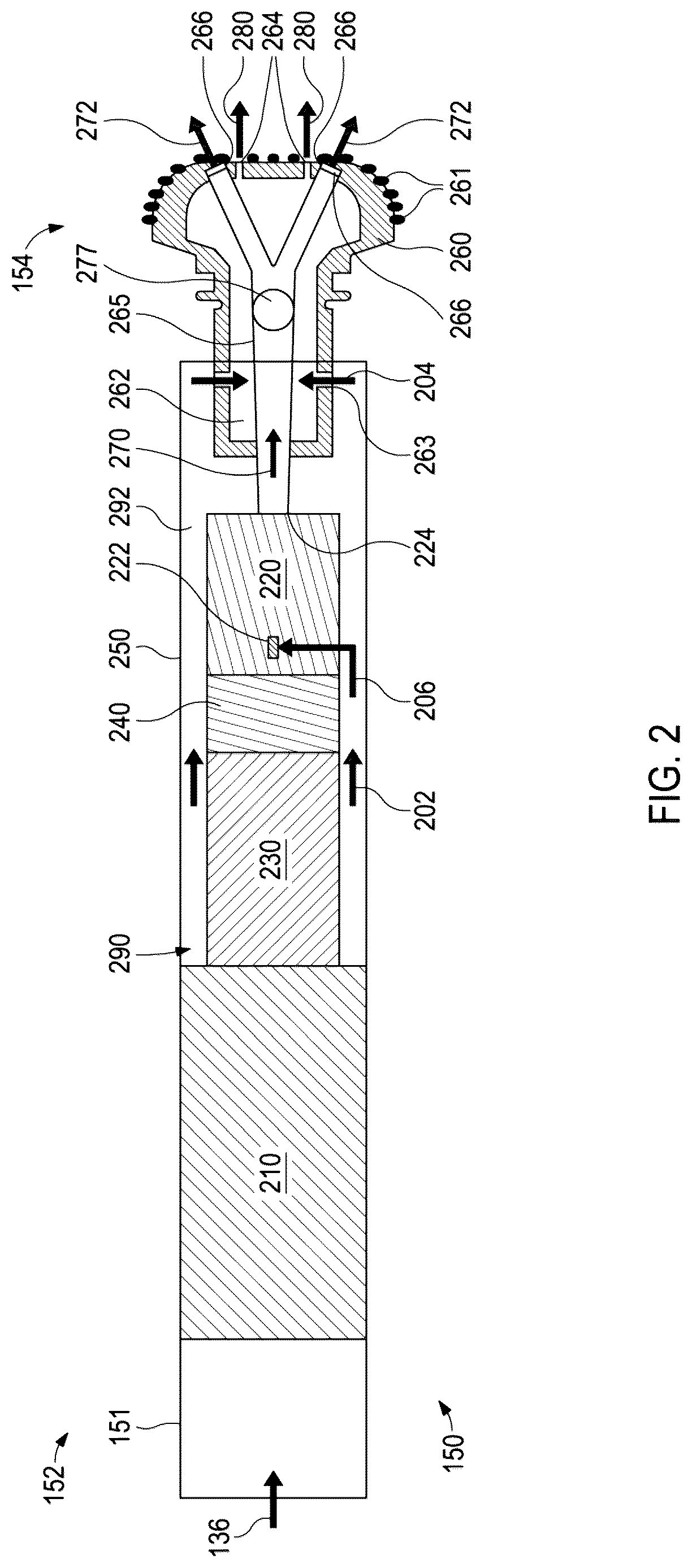 Patent US12618288 Figure 2 – Bottom hole assembly for rotary drilling
