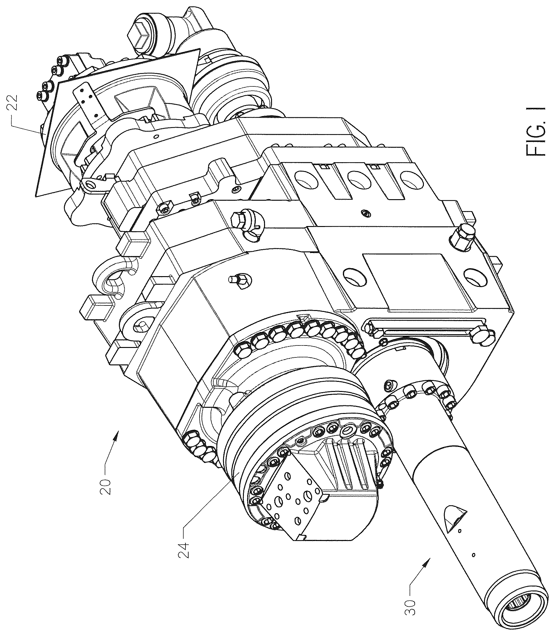 Patent US12618289 Figure 1 – Apparatus for capturing axial force on an inner drive member