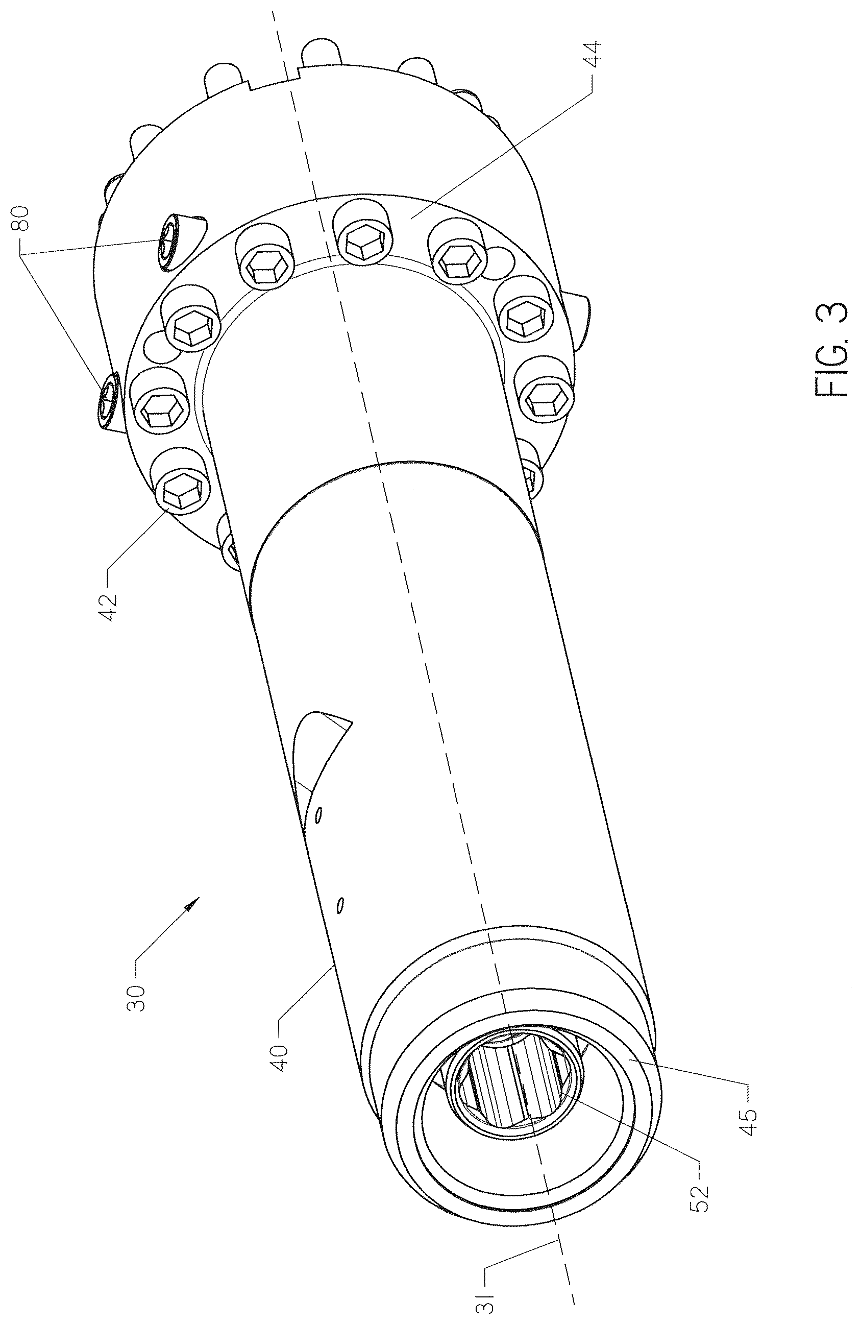 Patent US12618289 Figure 3 – Apparatus for capturing axial force on an inner drive member