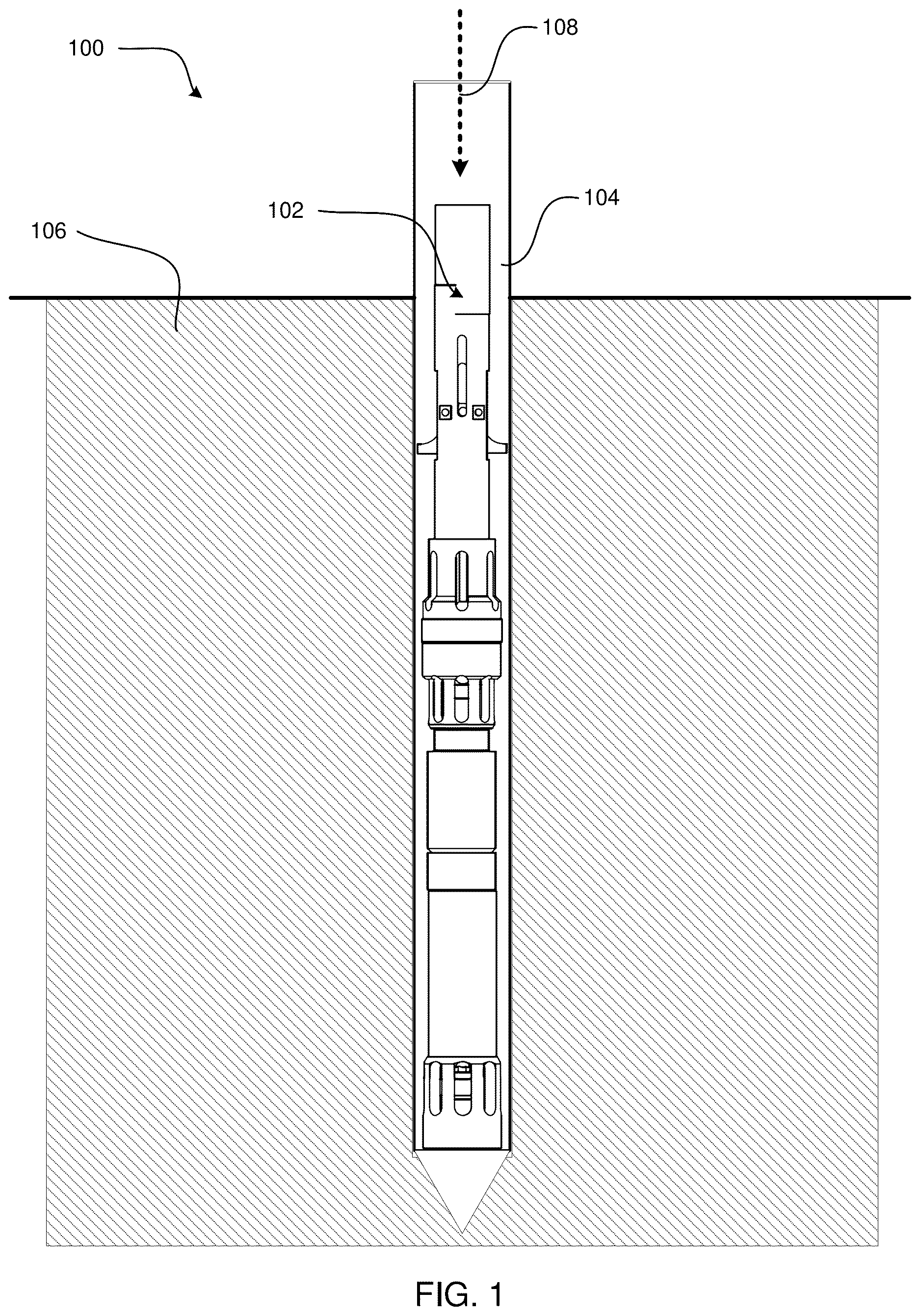 Patent US12618295 Figure 1 – Drilling head assembly with spring loaded latching system