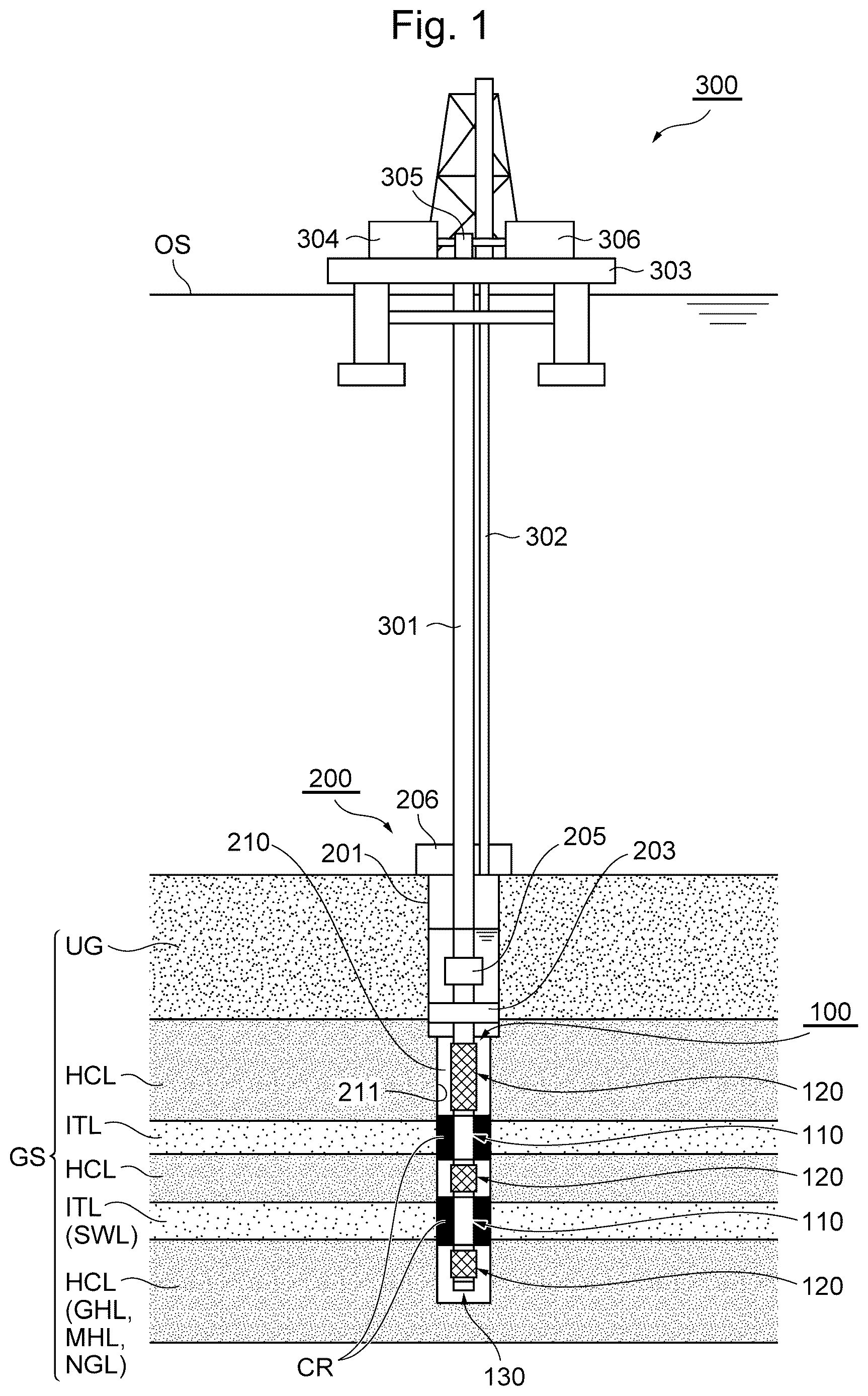Patent US12618301 — Joint assembly, production well manufacturing method, and gas production method — Figure 1