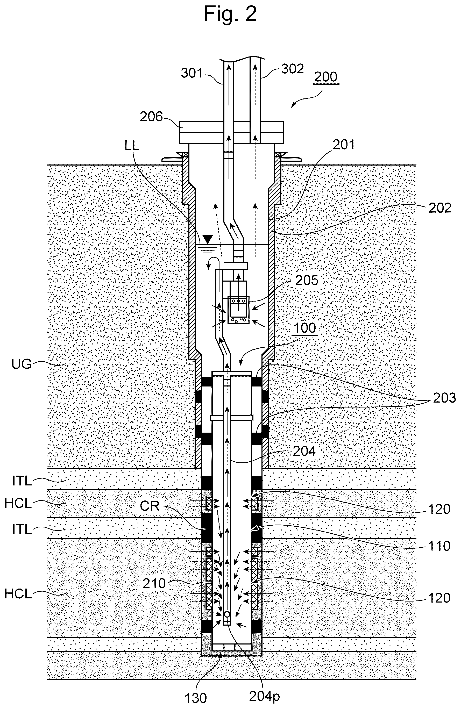 Patent US12618301 Figure 2 – Joint assembly, production well manufacturing method, and gas production method