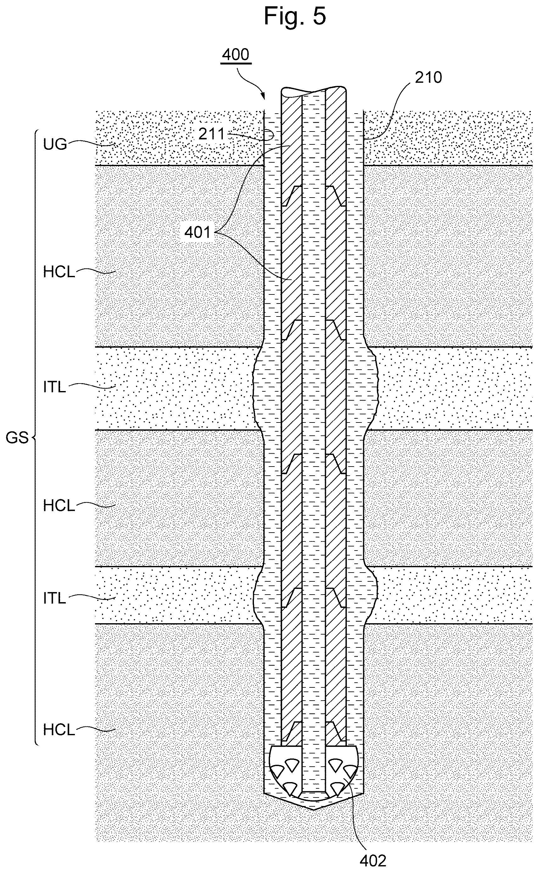 Patent US12618301 Figure 5 – Joint assembly, production well manufacturing method, and gas production method