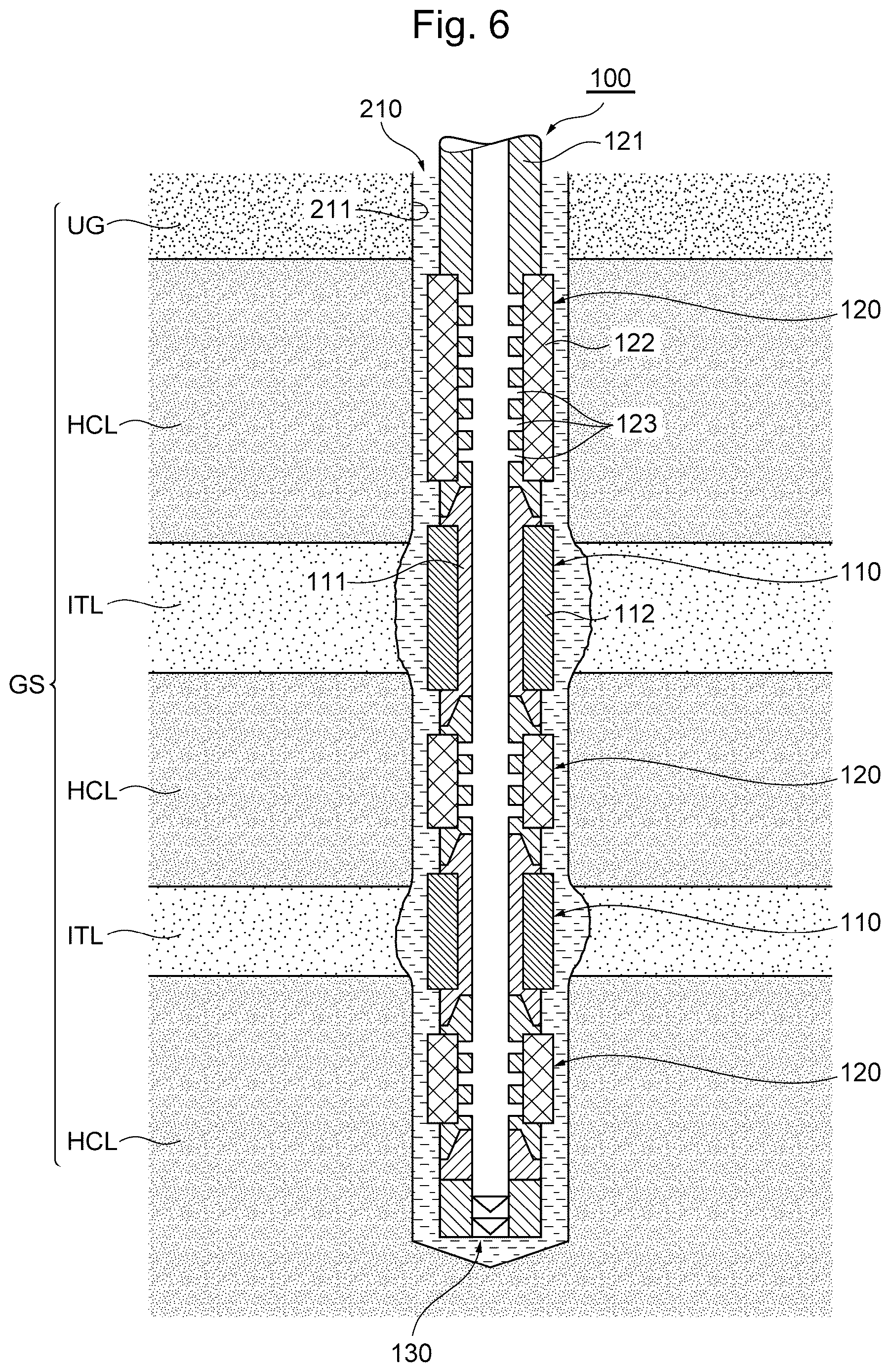 Patent US12618301 Figure 6 – Joint assembly, production well manufacturing method, and gas production method