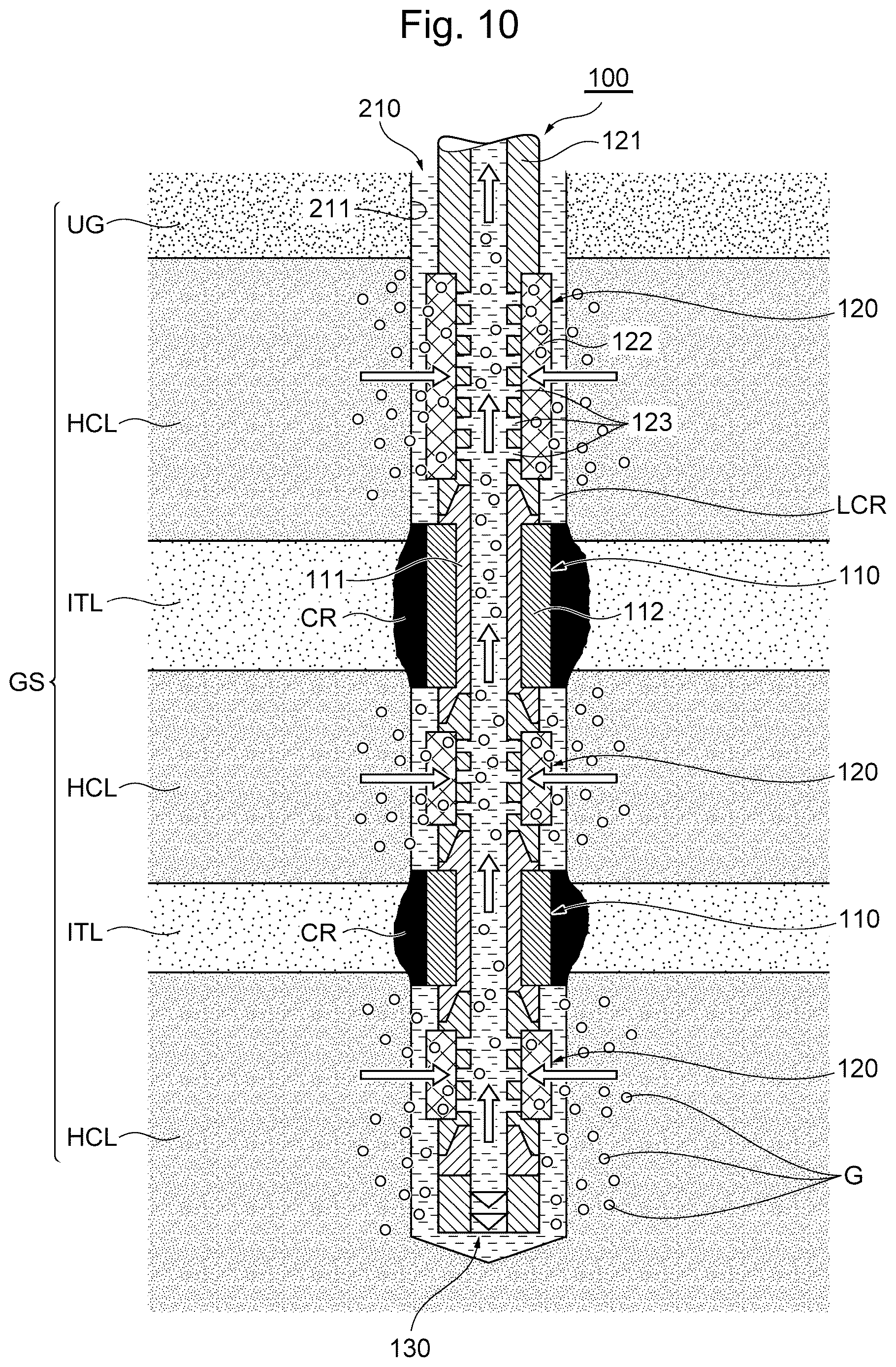 Patent US12618301 Figure 10 – Joint assembly, production well manufacturing method, and gas production method