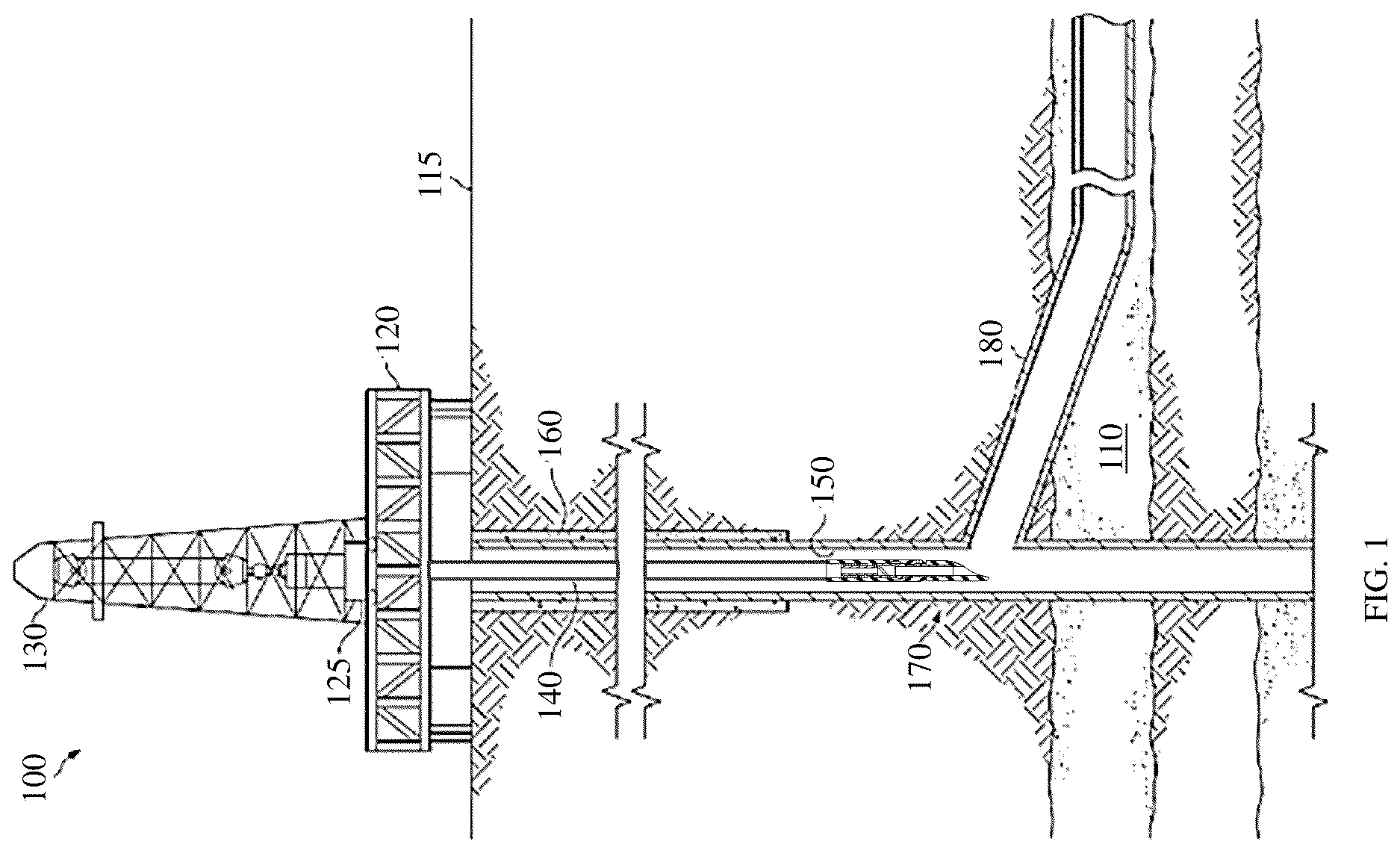 Patent US12618307 Figure 1 – Lateral locating assembly having one or more production ports