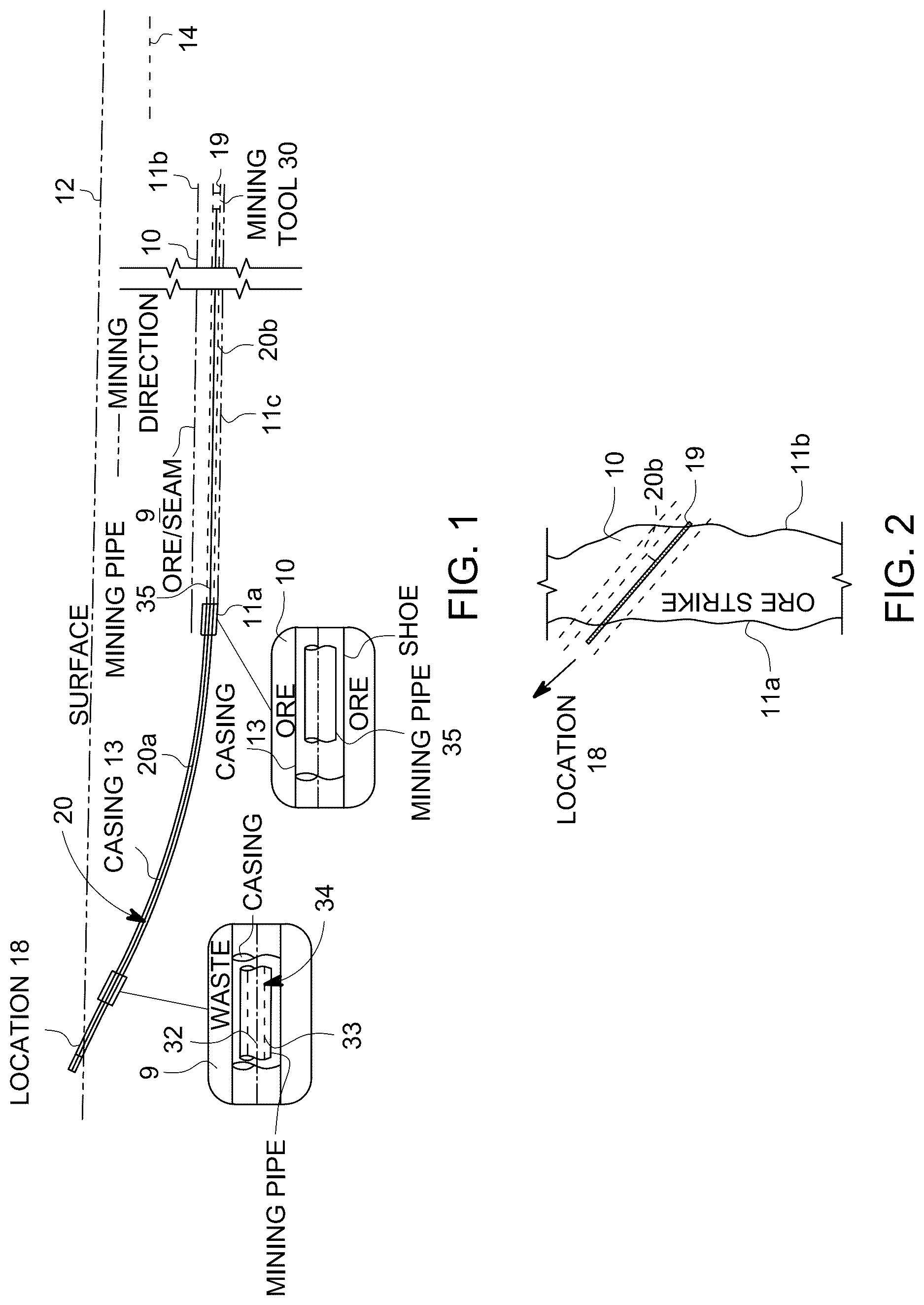 Patent US12618308 — Method and device for horizontal bore mining — Figure 1