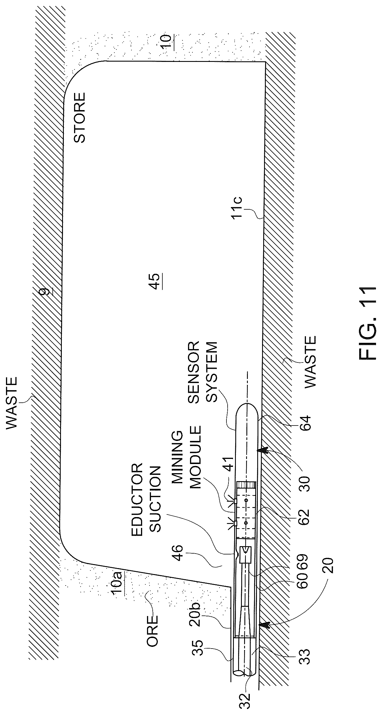 Patent US12618308 Figure 8 – Method and device for horizontal bore mining