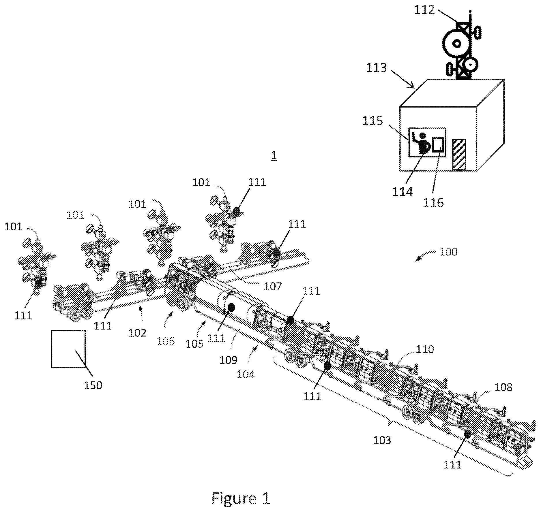 Patent US12618314 Figure 1 – System and method for an automated and intelligent frac pumping