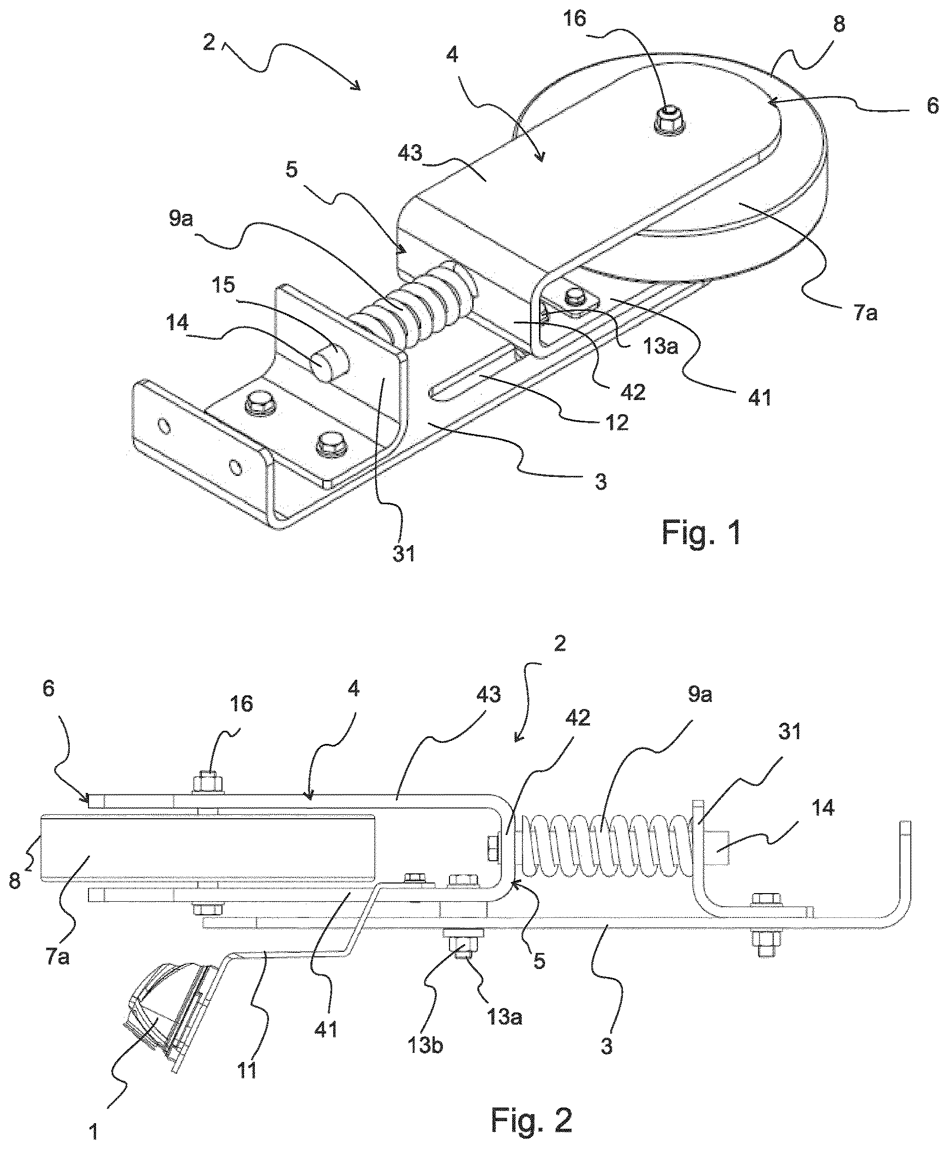 Patent US12618327 — Sensor system of underground mining vehicles and underground mining vehicle comprising sensor system — Figure 1