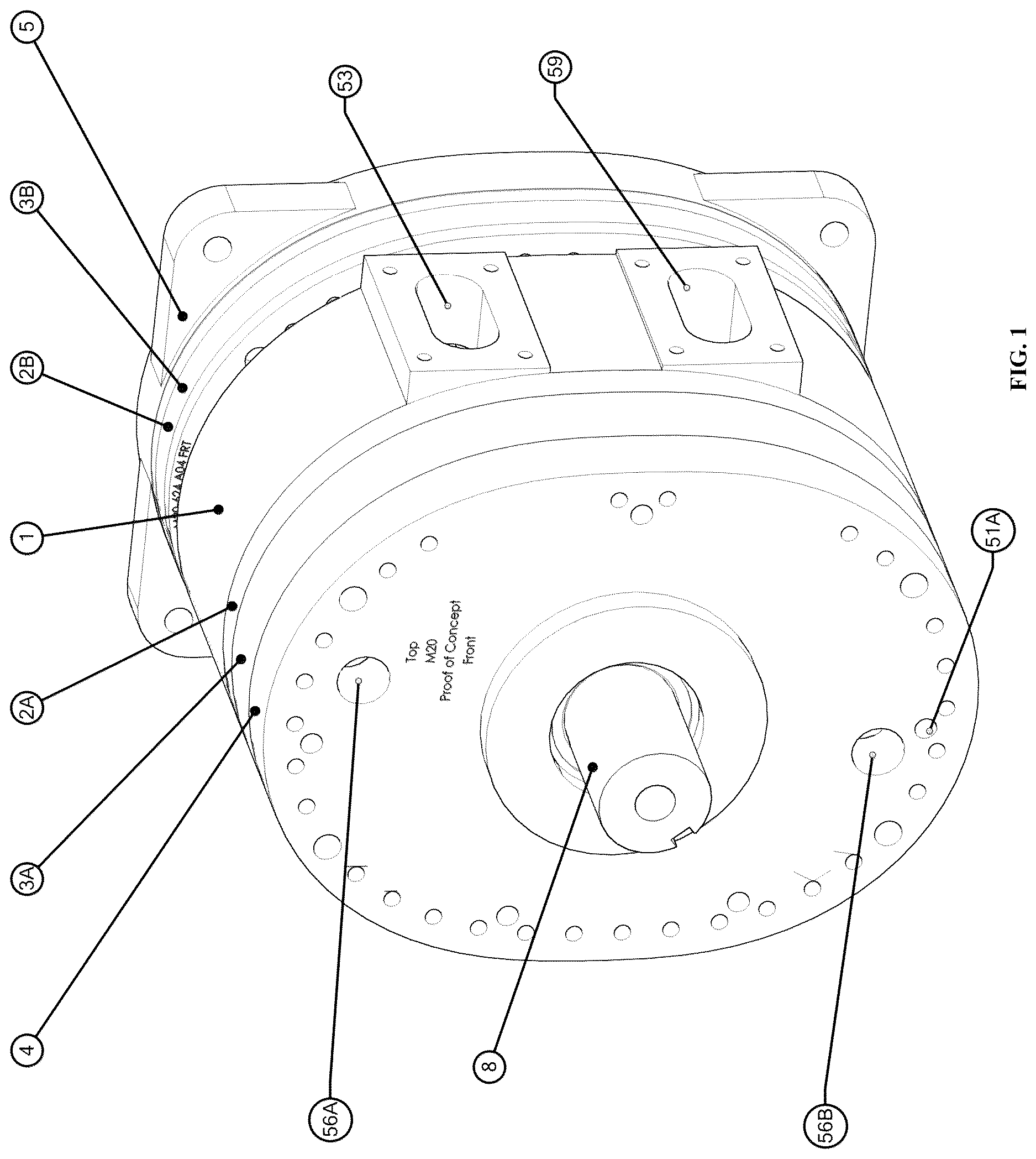 Patent US12618328 Figure 1 – Rotary machine