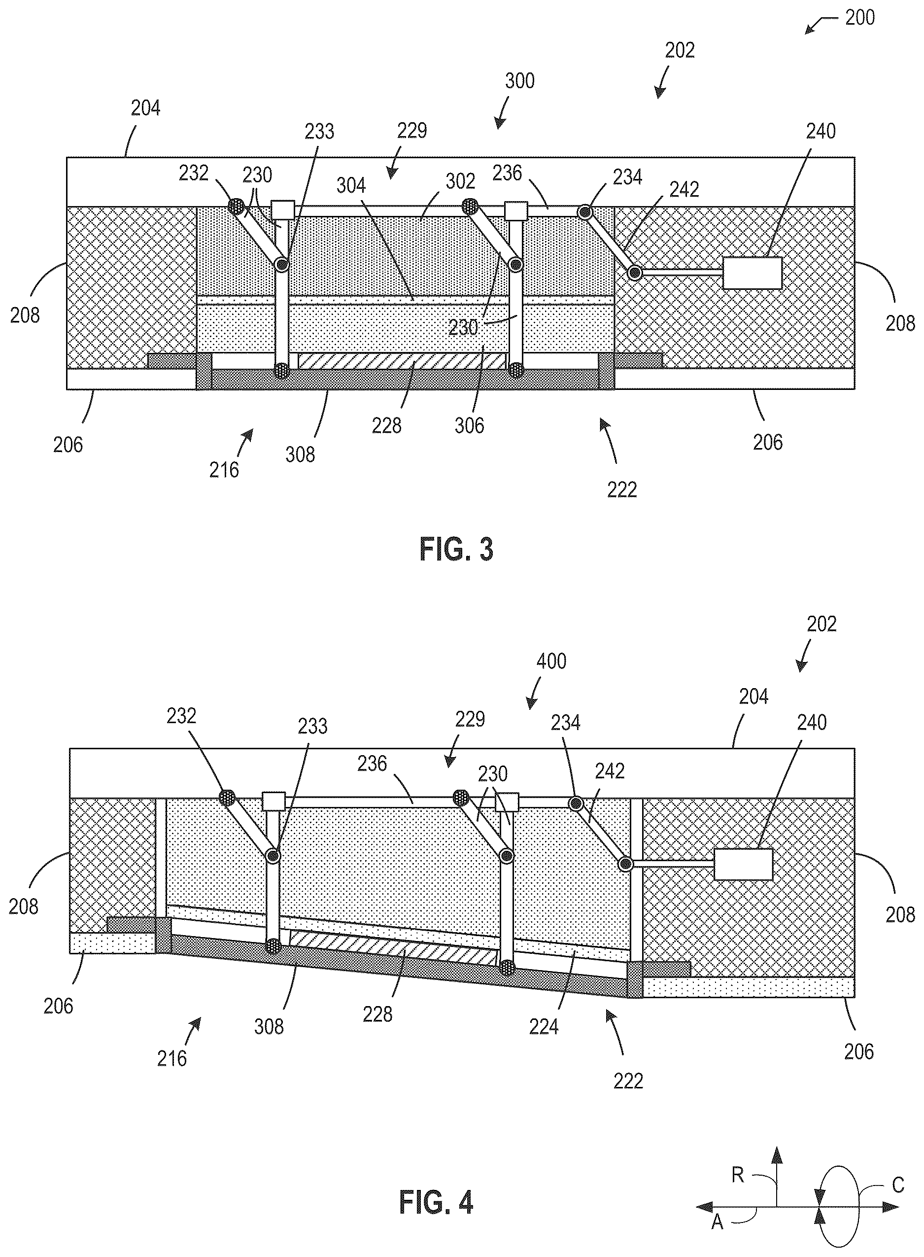 Patent US12618333 Figure 3 – Variable flowpath casings for blade tip clearance control