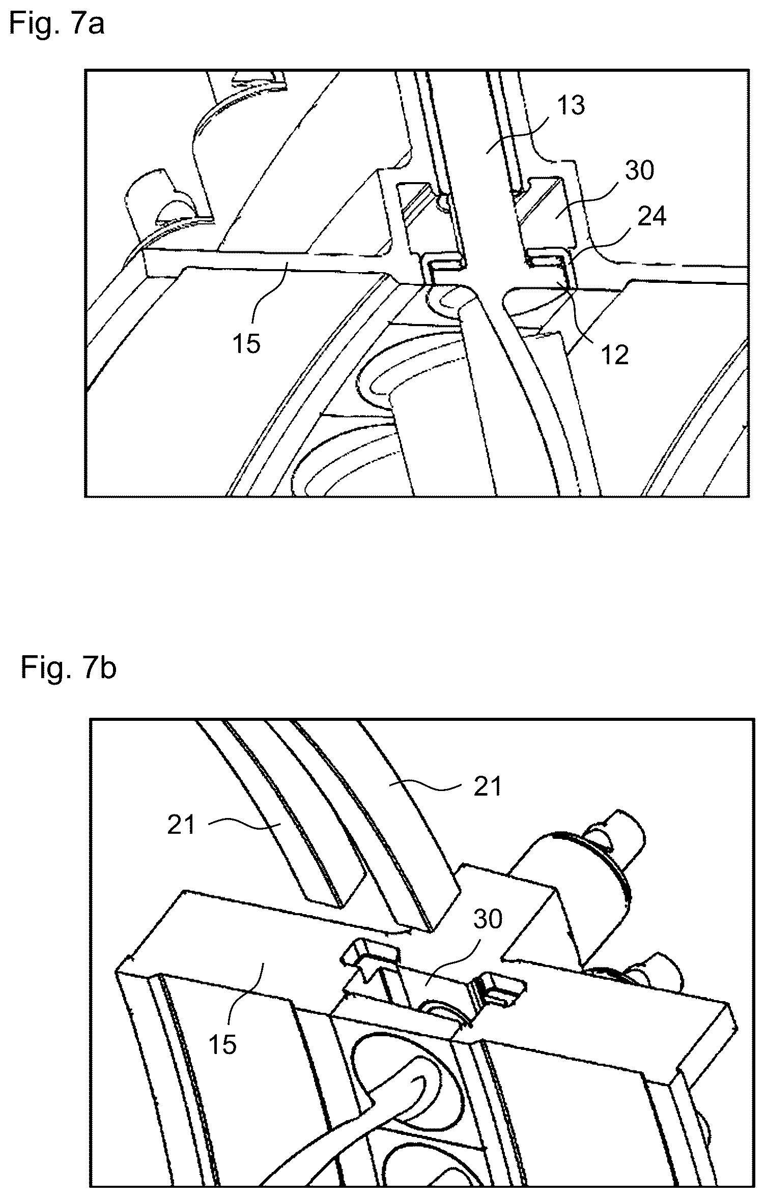 Patent US12618334 Figure 7 – Stator vane assembly of a turbomachine and method for assembling a stator vane assembly