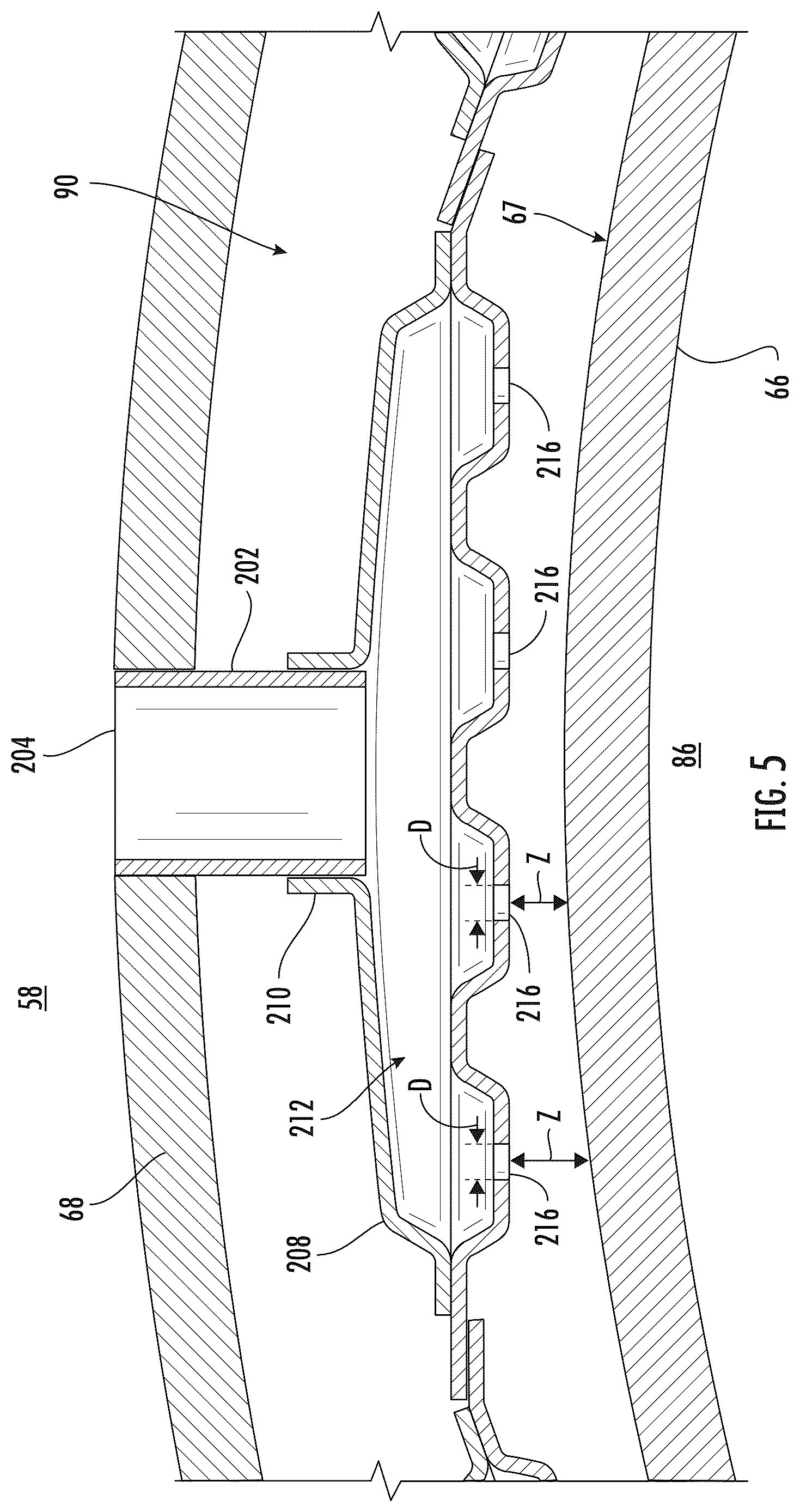 Patent US12618336 Figure 5 – Turbomachine impingement cooling modules
