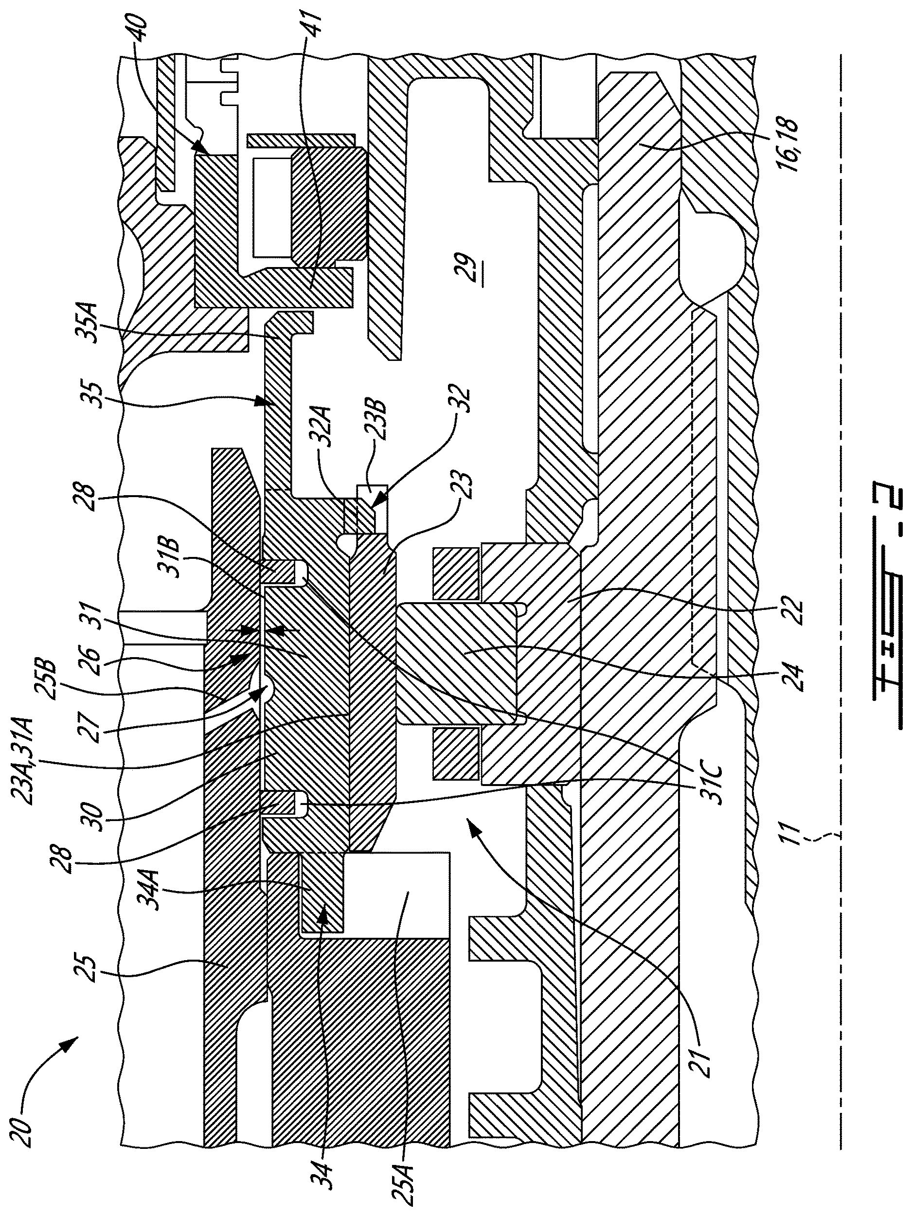 Patent US12618338 Figure 2 – Bearing with outer sleeve for squeeze film damping