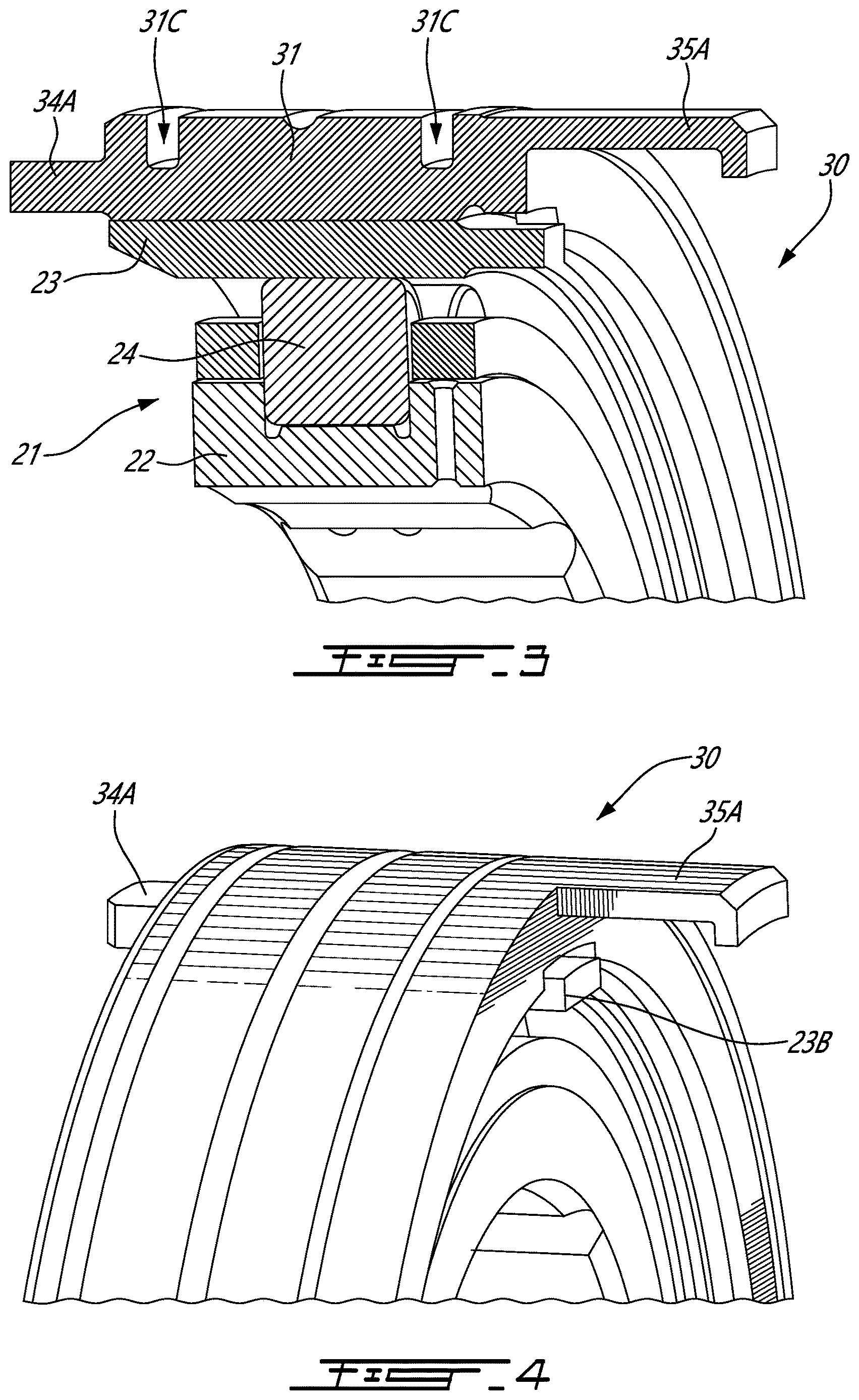 Patent US12618338 Figure 3 – Bearing with outer sleeve for squeeze film damping