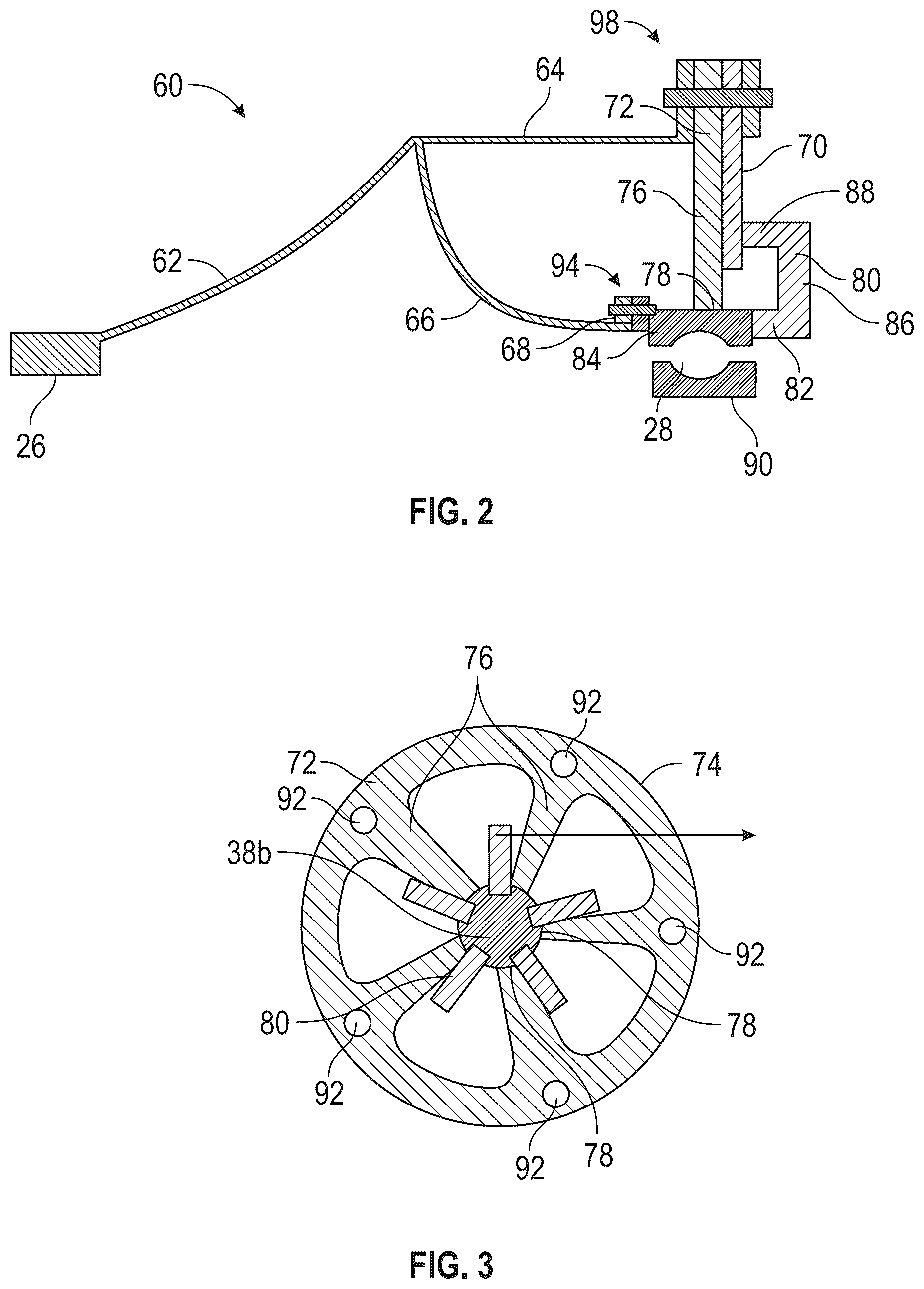 Patent US12618339 Figure 2 – Destabilizer induced buckling in spoked bearing support