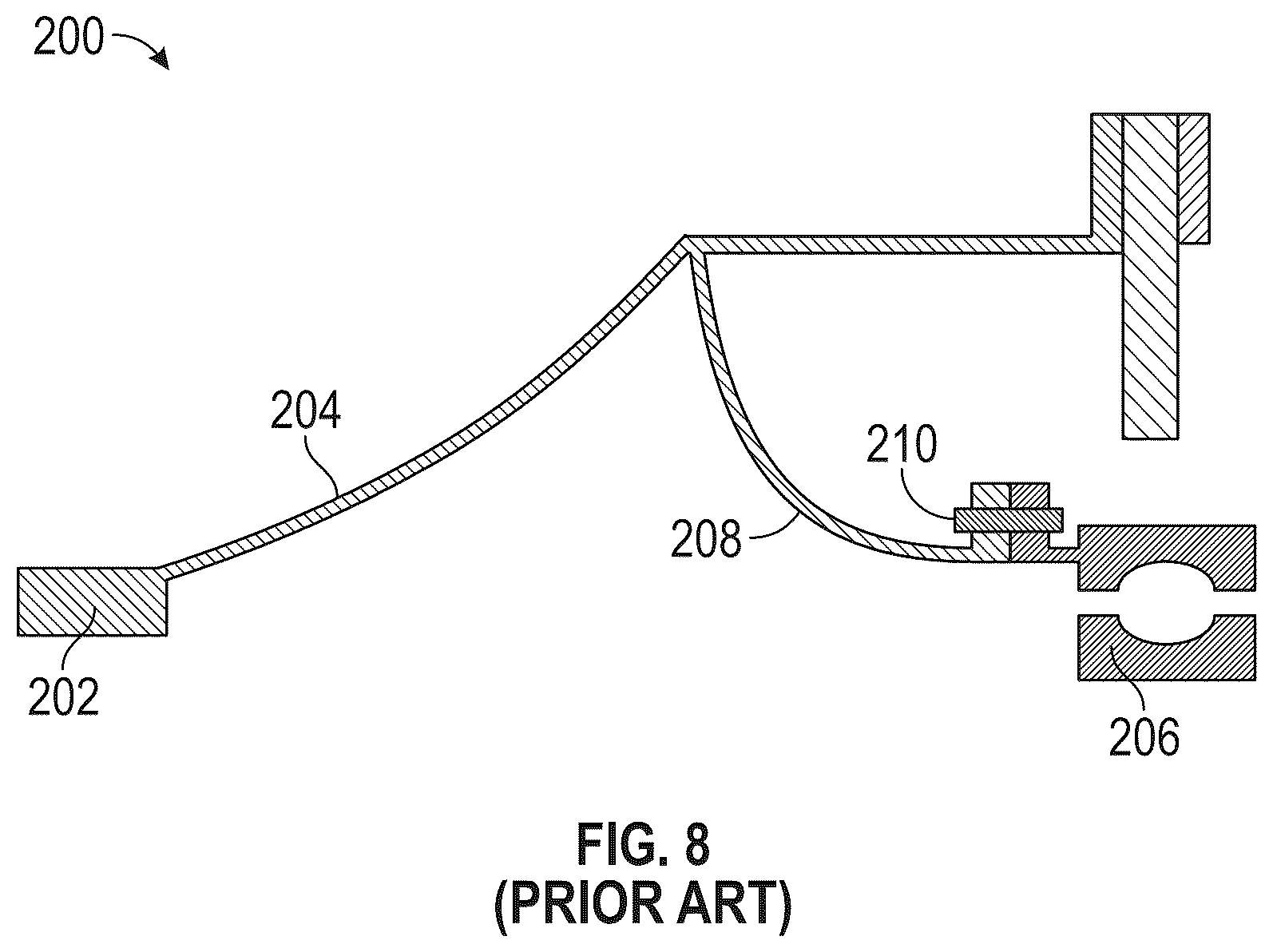 Patent US12618340 Figure 5 – Controlled contact induced buckling of spoked bearing support
