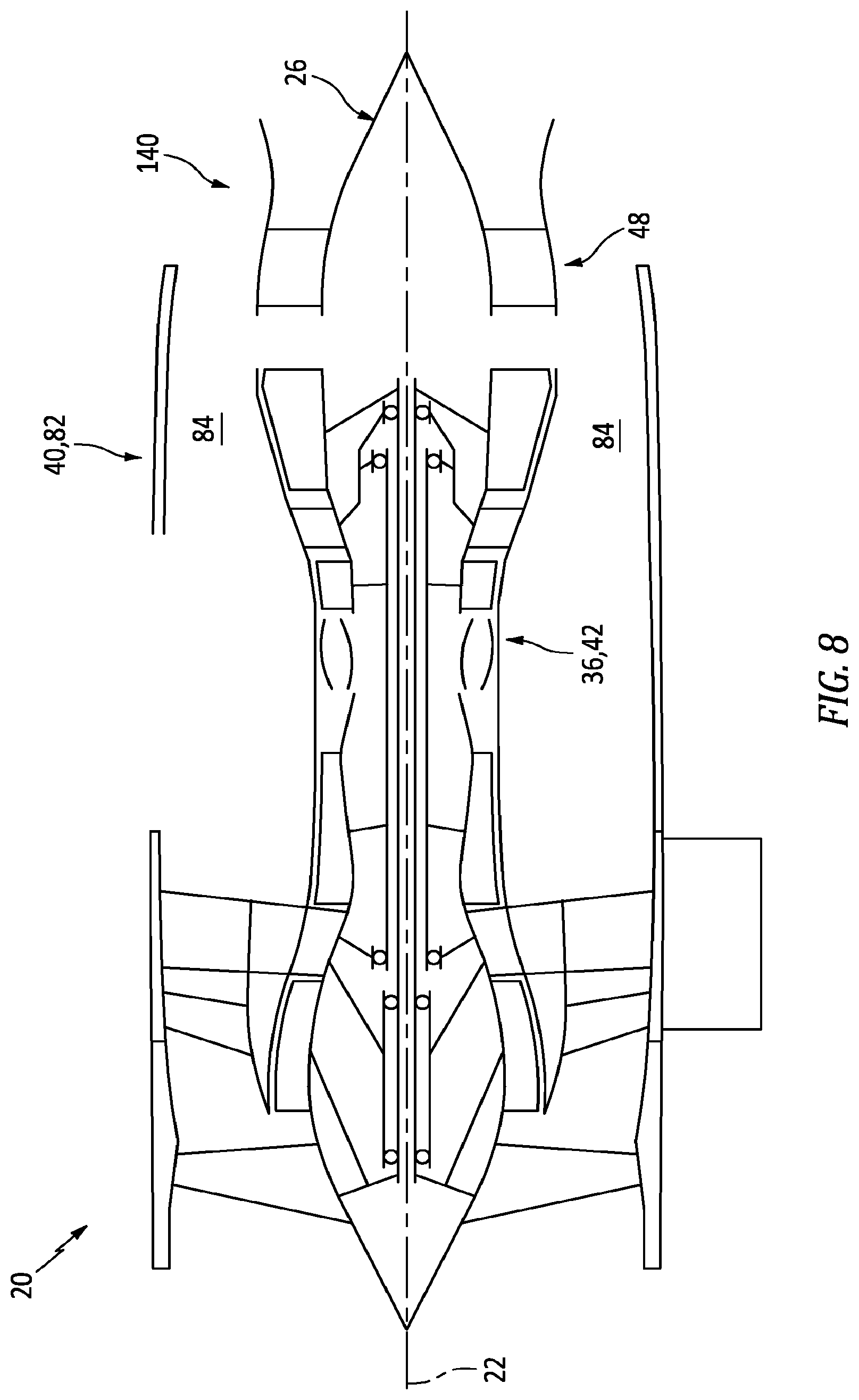 Patent US12618341 Figure 7 – Gas turbine engine disassembly/assembly methods