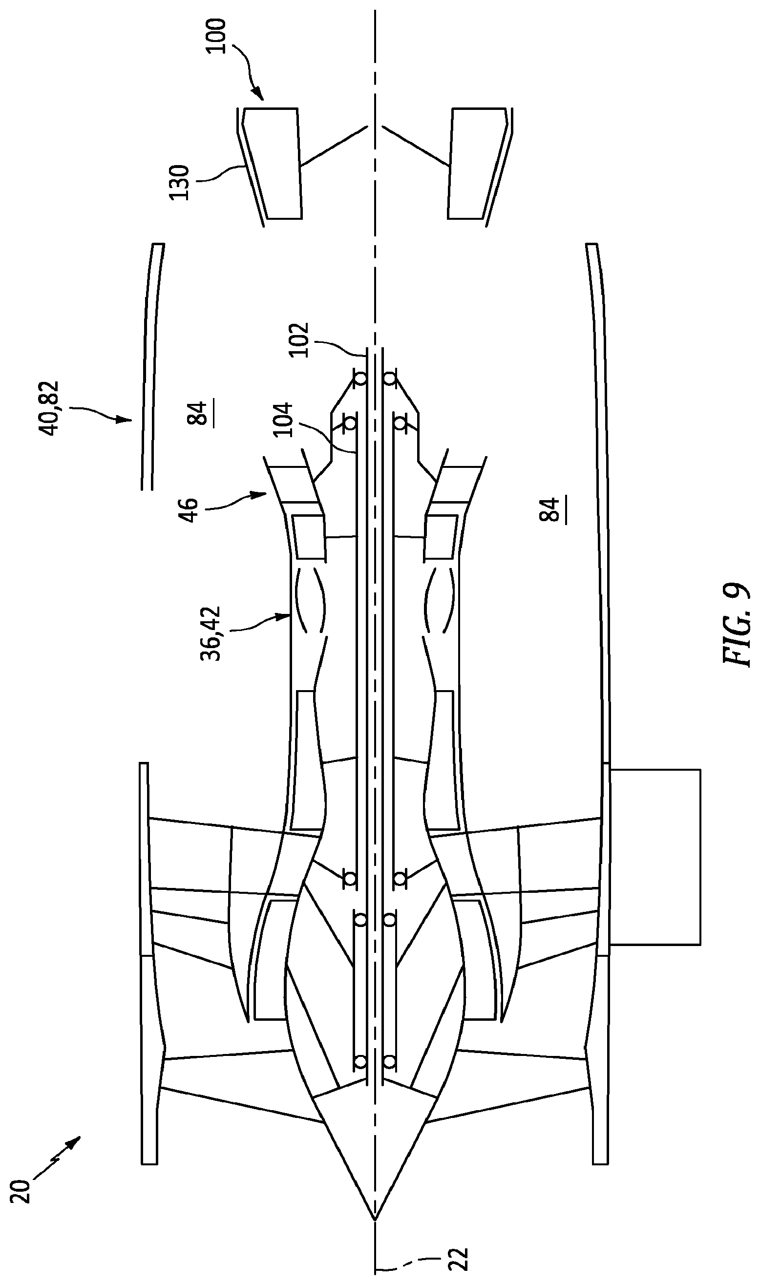 Patent US12618341 Figure 8 – Gas turbine engine disassembly/assembly methods