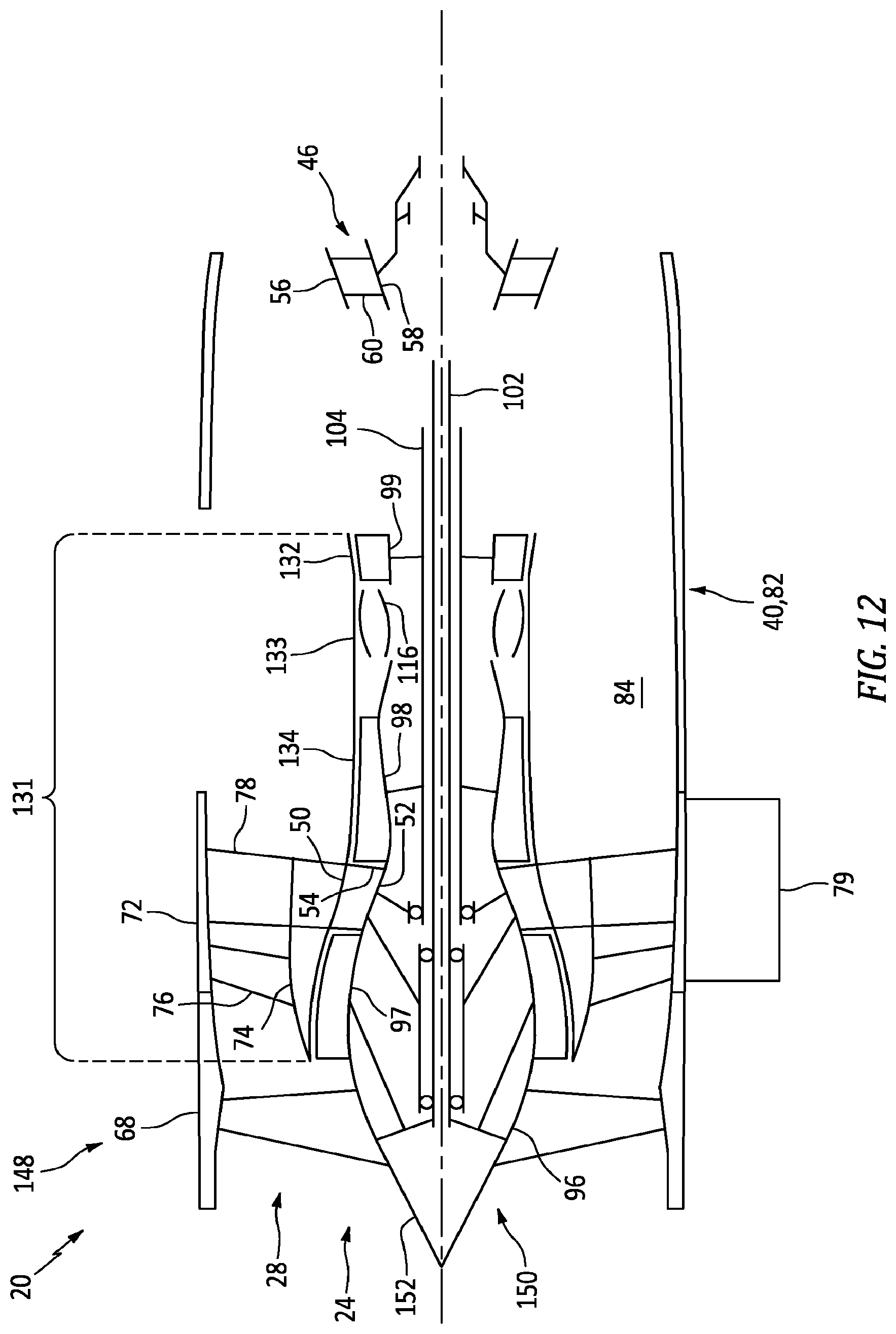 Patent US12618341 Figure 10 – Gas turbine engine disassembly/assembly methods