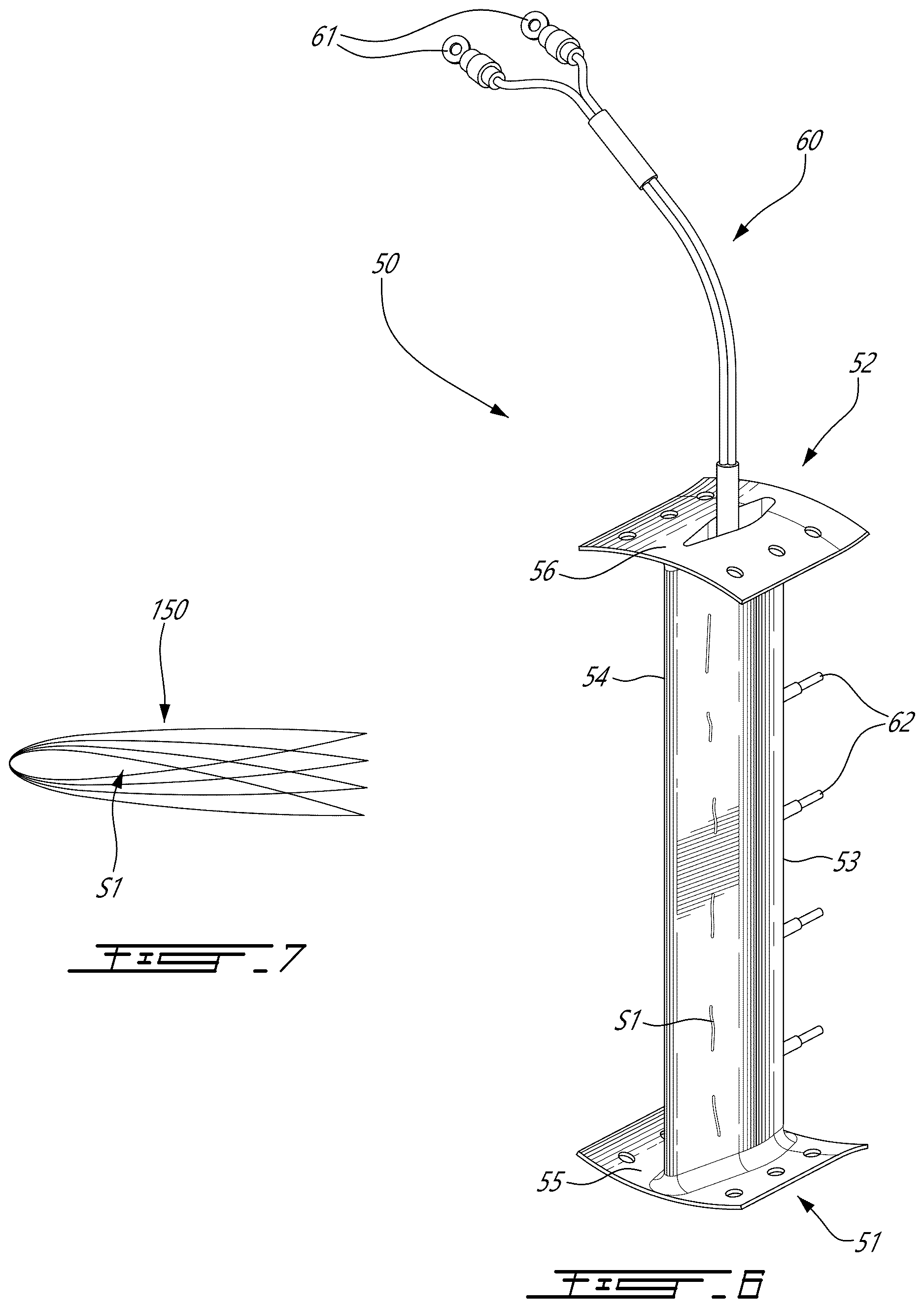 Patent US12618342 Figure 6 – Turbine exhaust case with stiffening brace