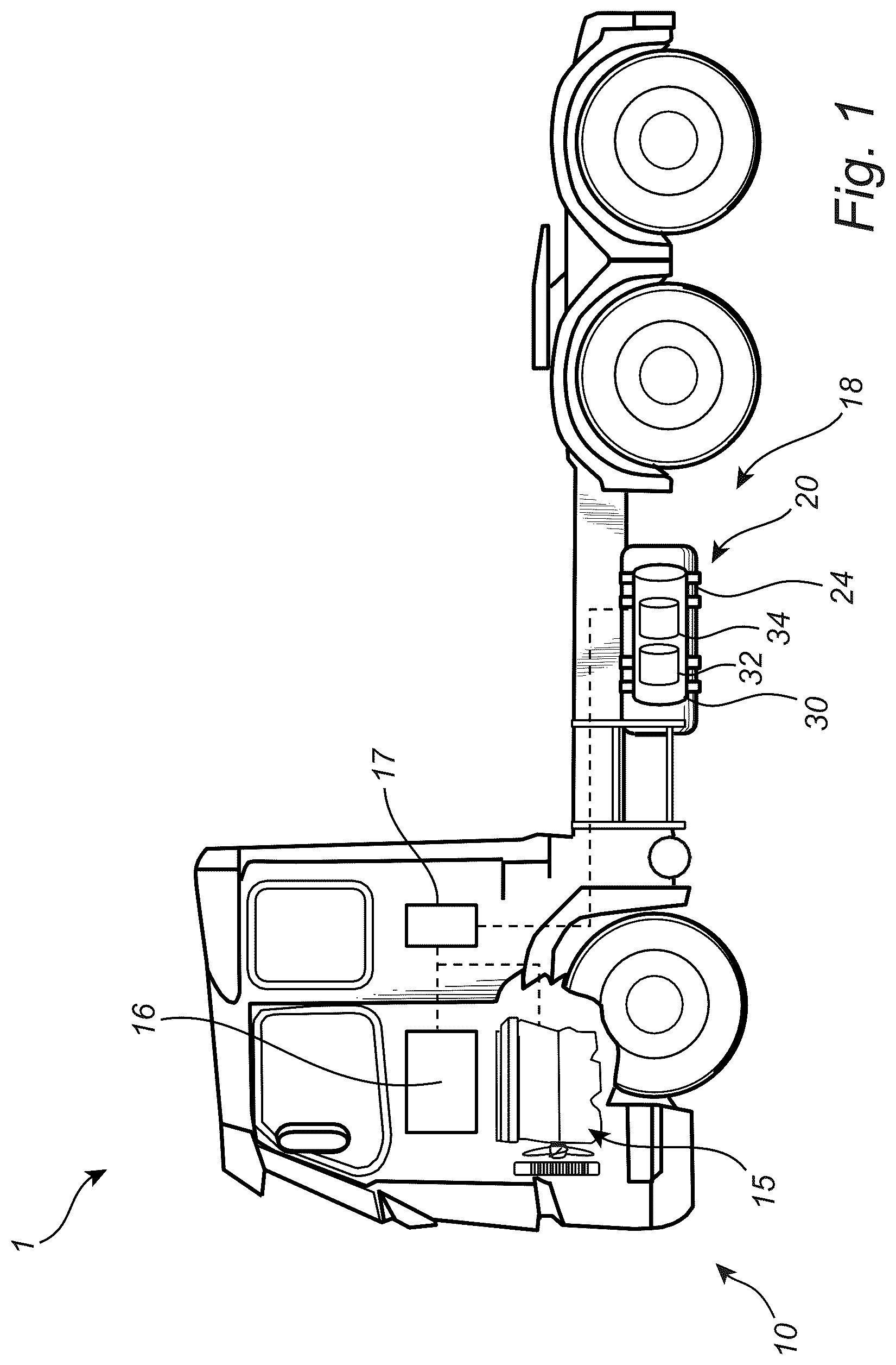 Patent US12618348 Figure 1 – Exhaust aftertreatment unit