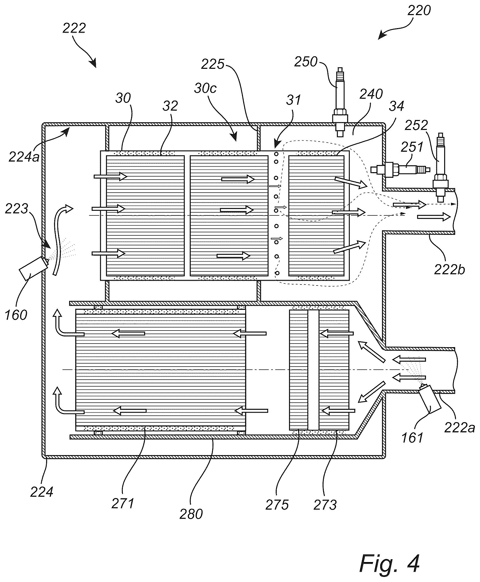 Patent US12618348 Figure 4 – Exhaust aftertreatment unit