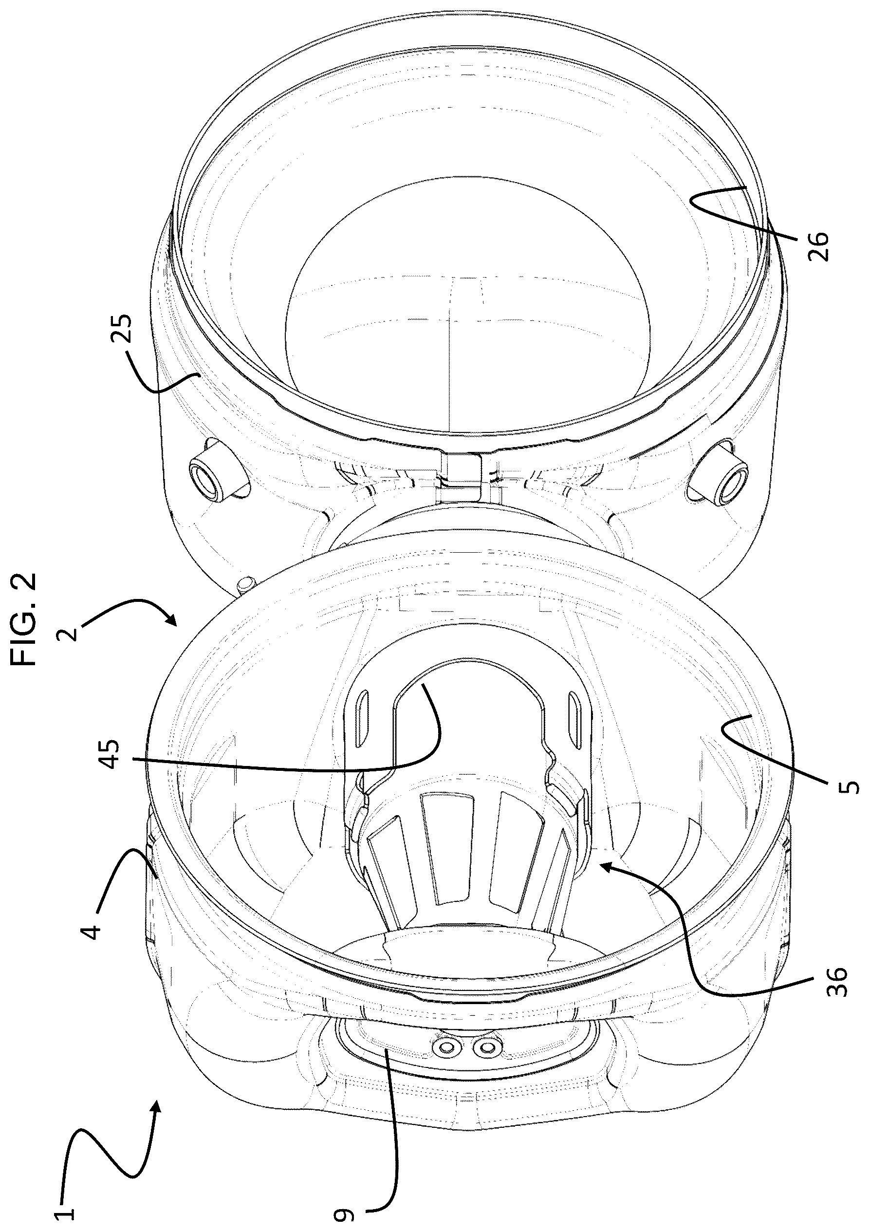 Patent US12618350 Figure 2 – Mixer arrangement for mixing an injection medium injectable by an injector with the exhaust gas of an internal combustion engine