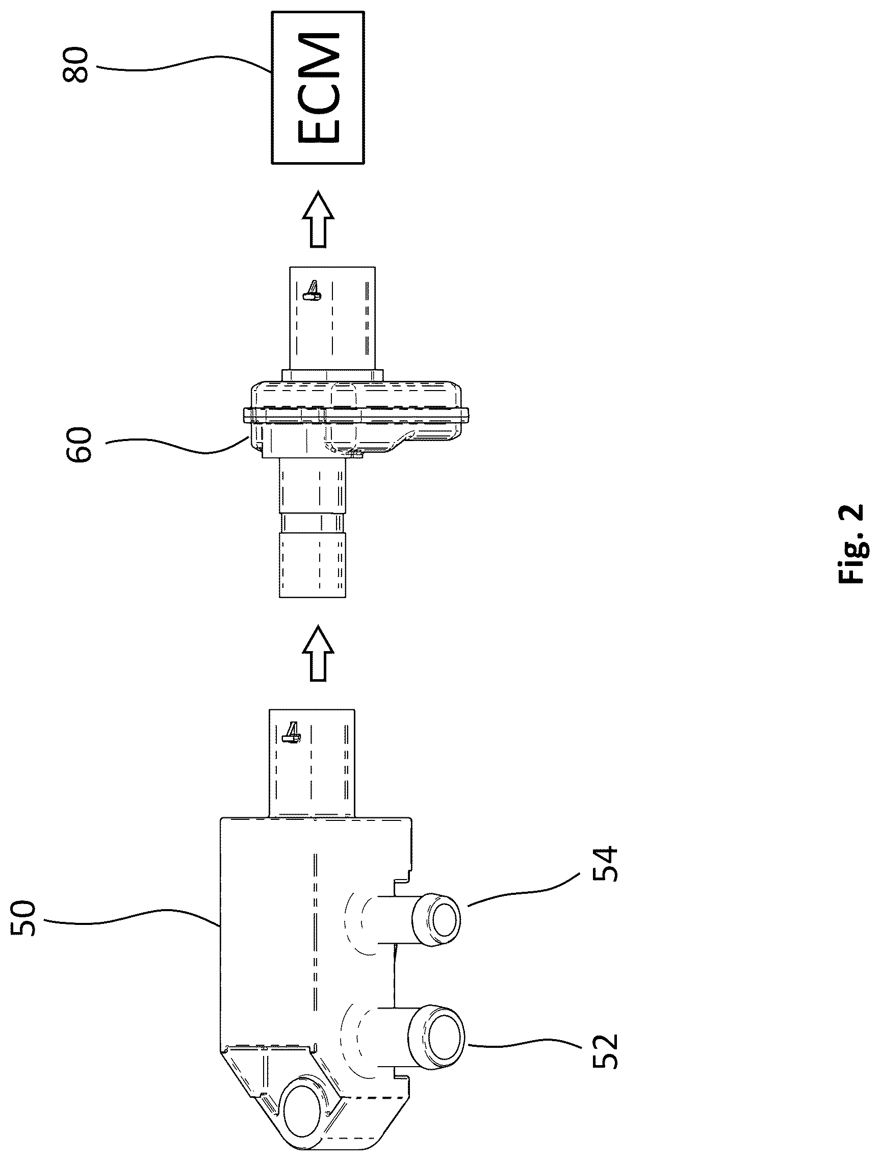 Patent US12618353 Figure 2 – Low resistance exhaust system with correction module for regeneration control