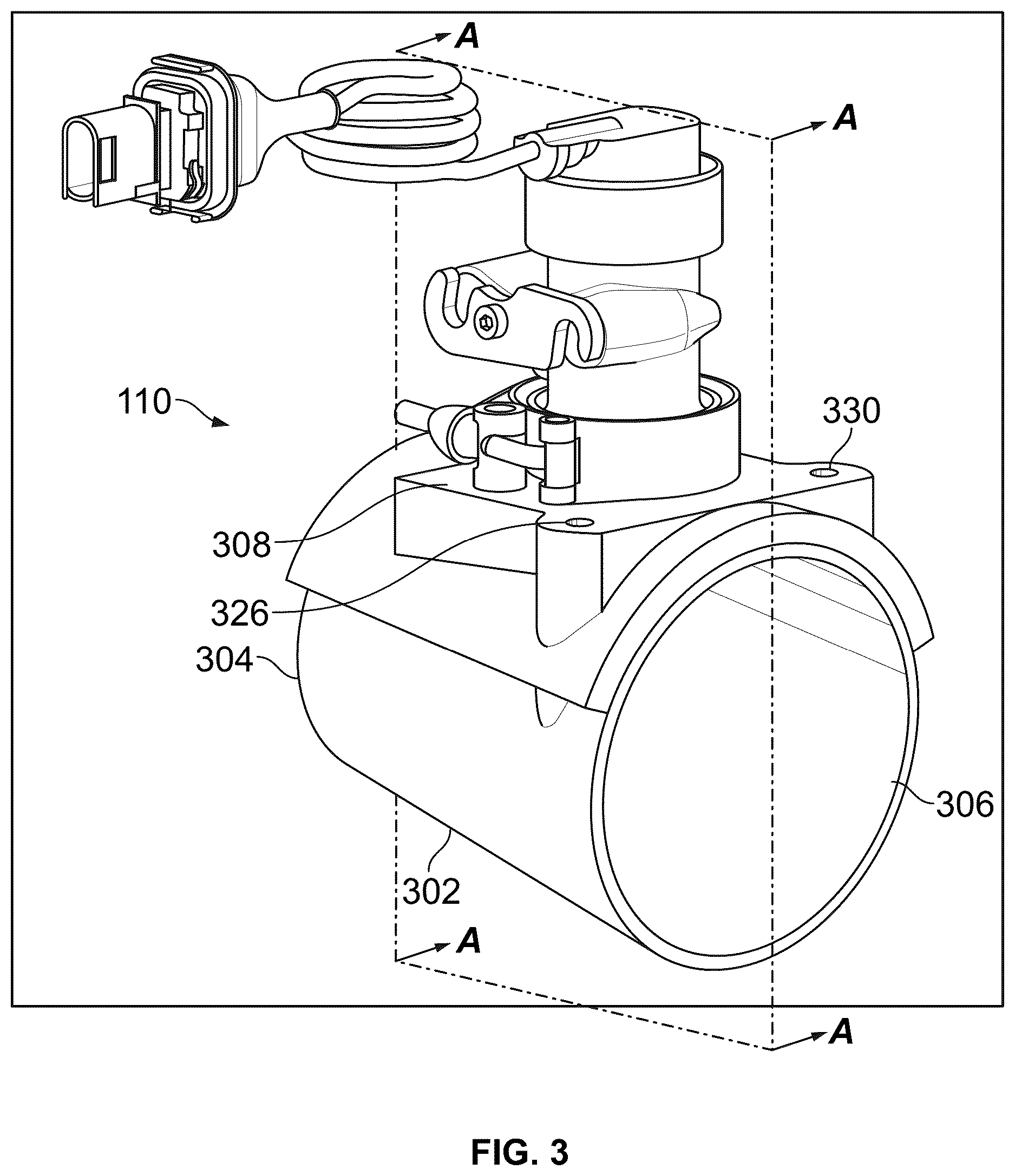 Patent US12618355 Figure 3 – Exhaust conduit assembly
