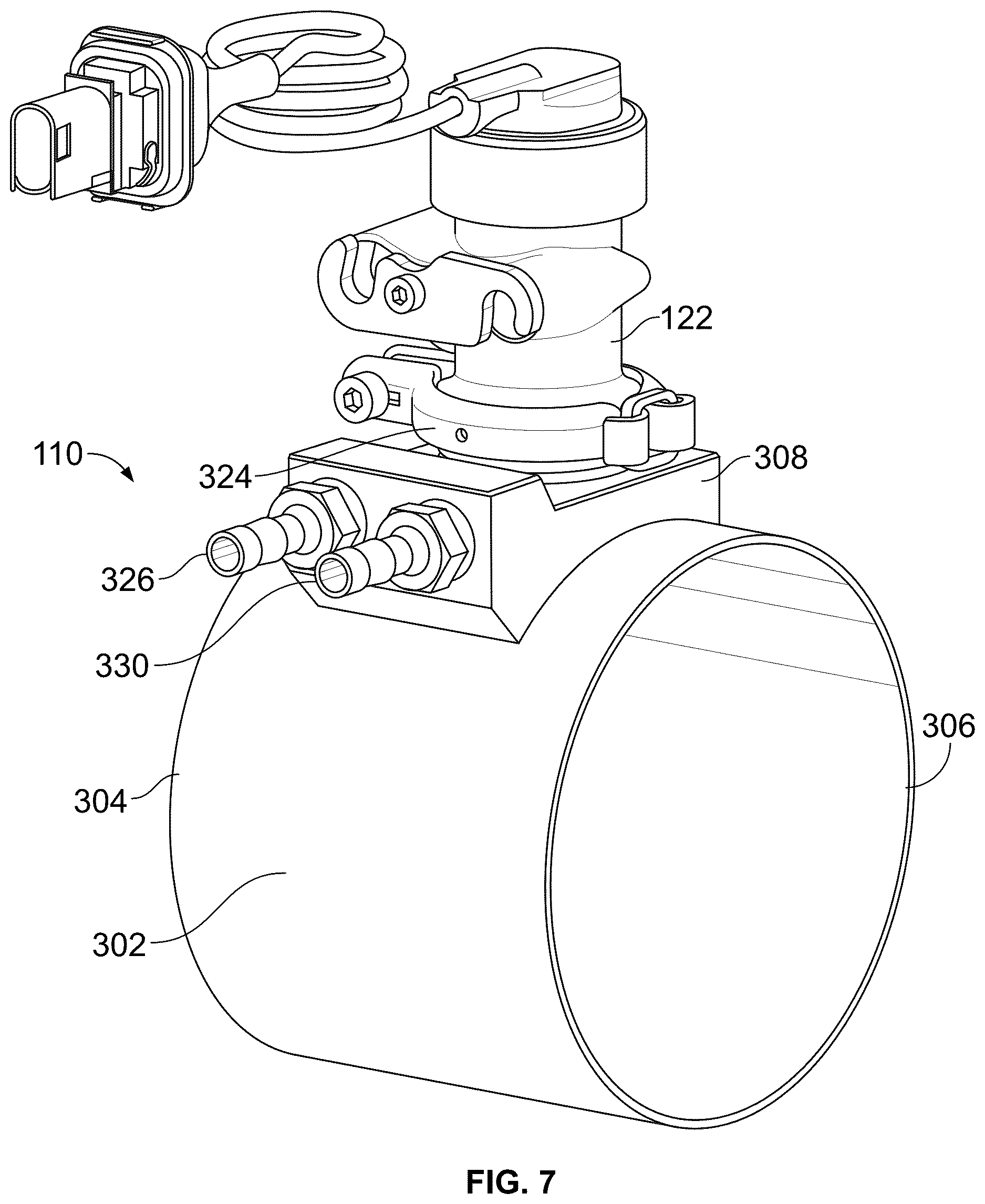 Patent US12618355 Figure 7 – Exhaust conduit assembly