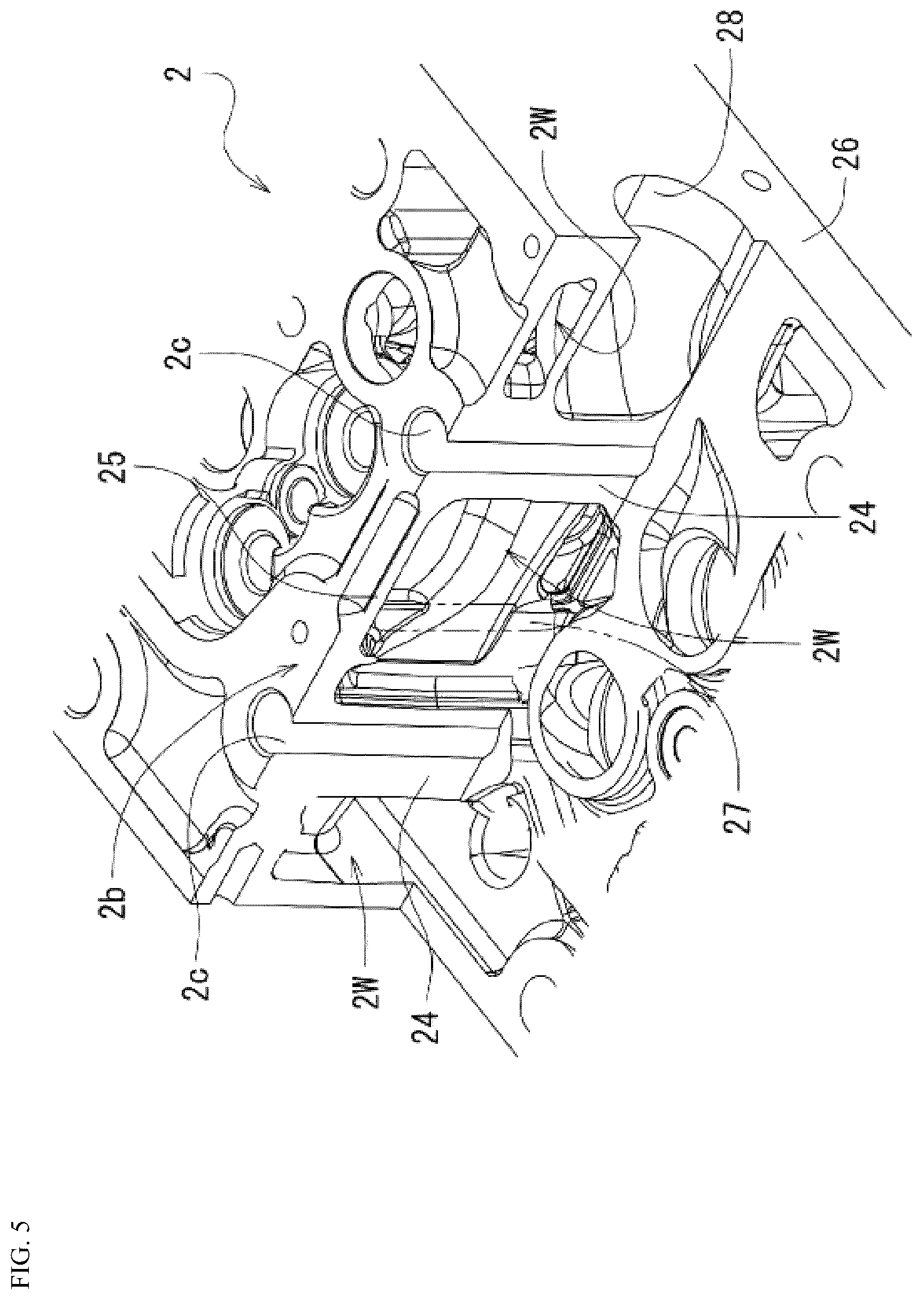 Patent US12618356 Figure 5 – Cylinder head structure