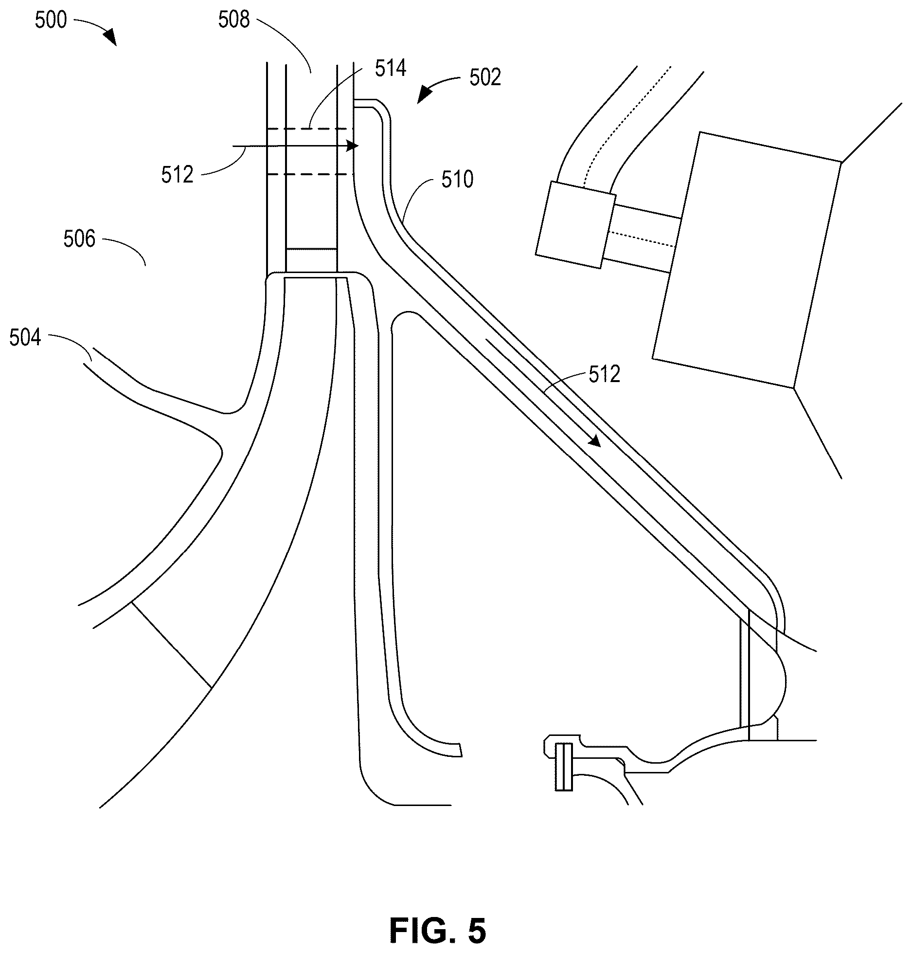 Patent US12618362 Figure 5 – Methods and apparatus to provide cross-diffuser bleed
