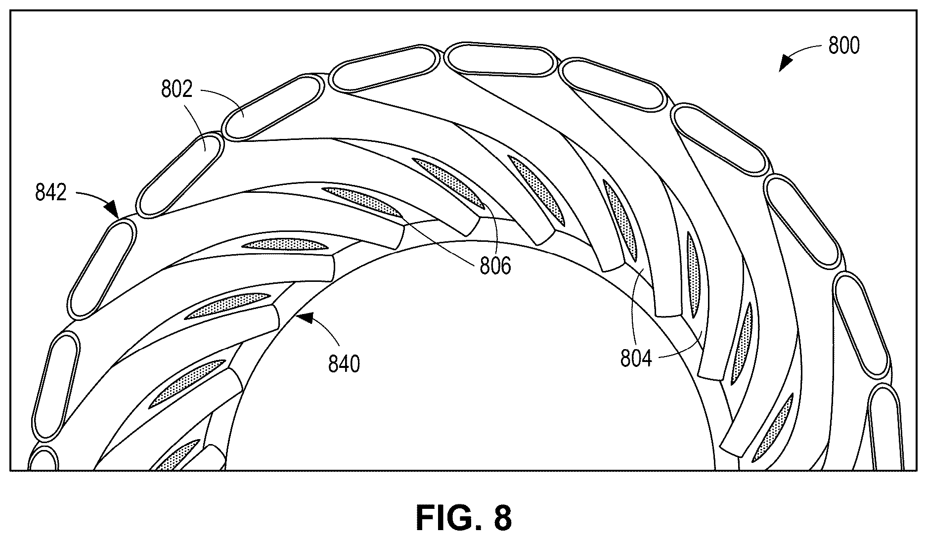 Patent US12618362 Figure 8 – Methods and apparatus to provide cross-diffuser bleed