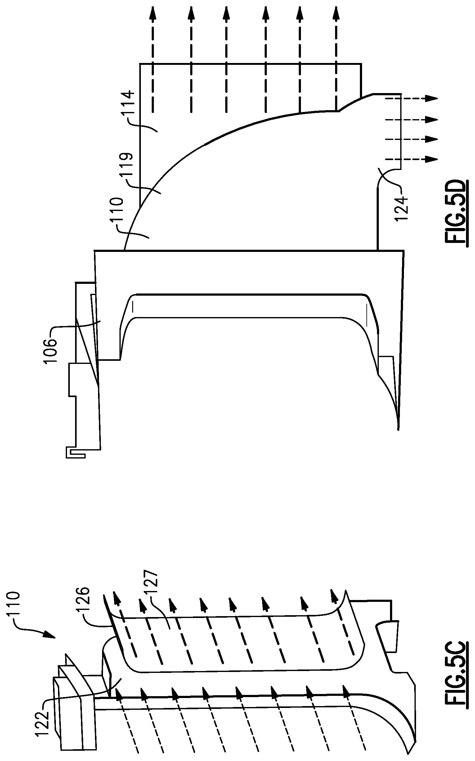 Patent US12618363 Figure 6 – Bifurcation air scoop for gas turbine engine