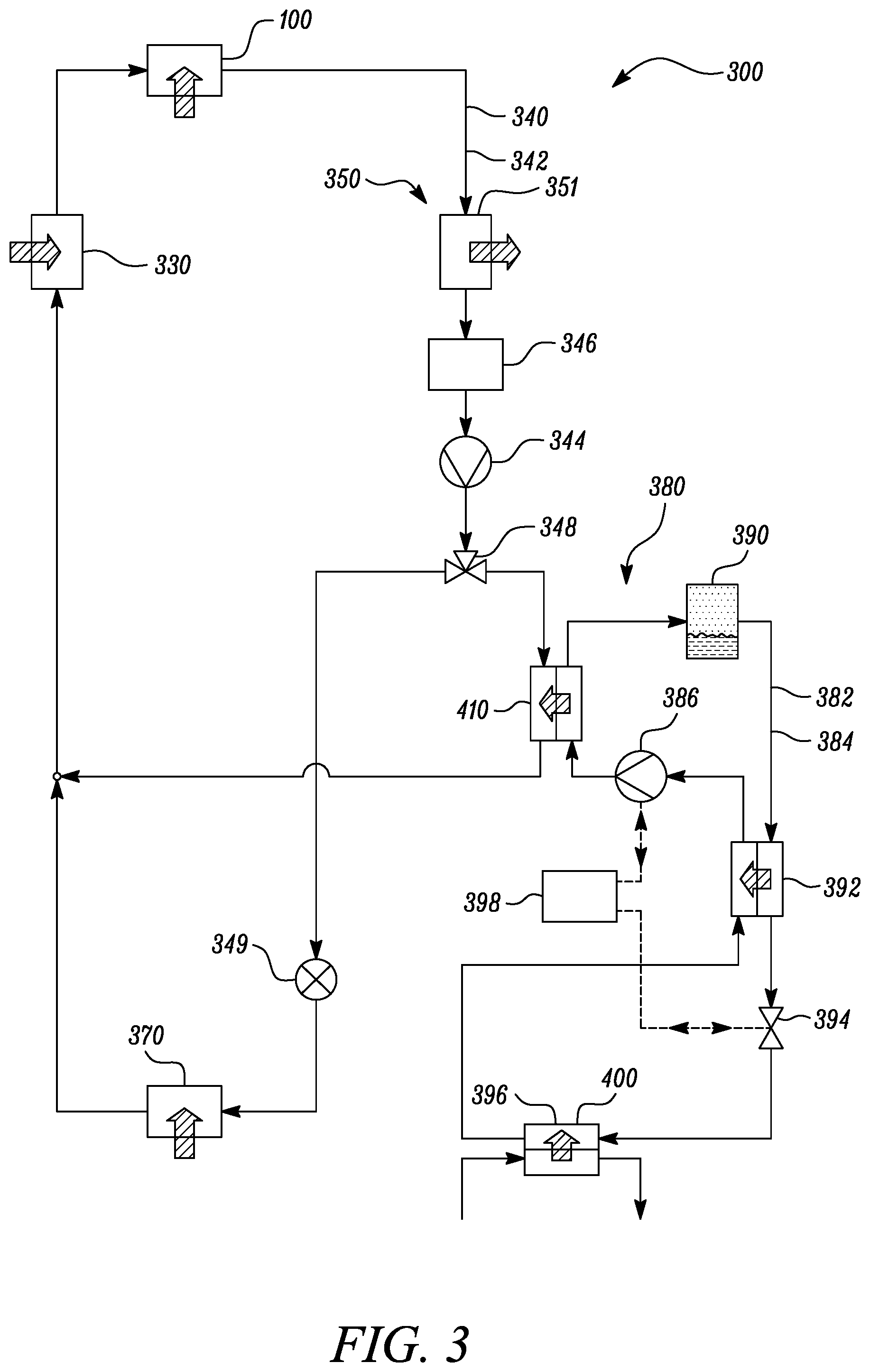 Patent US12618366 Figure 3 – Thermal management system for an aircraft