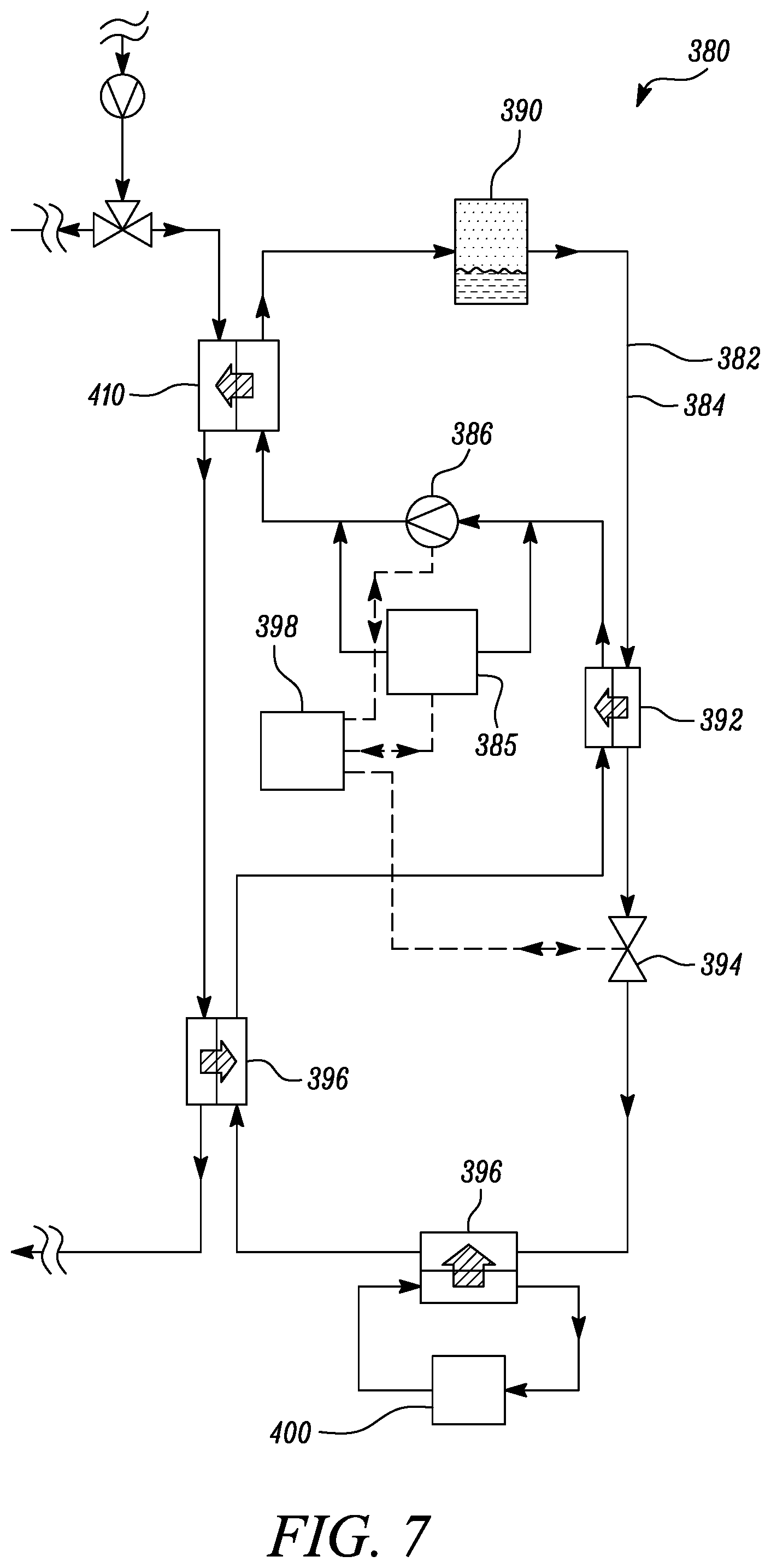 Patent US12618366 Figure 7 – Thermal management system for an aircraft