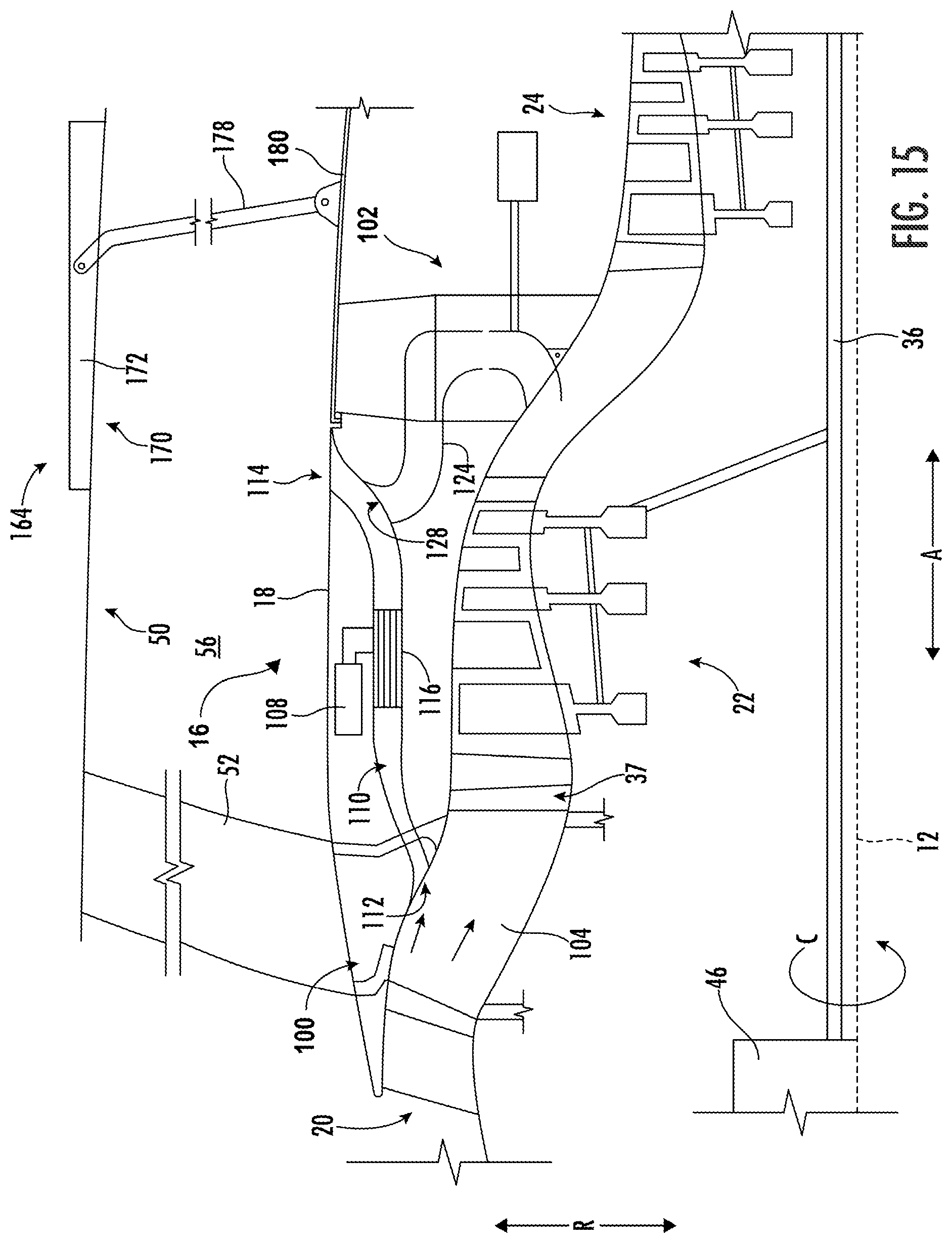 Patent US12618368 Figure 14 – Gas turbine engine