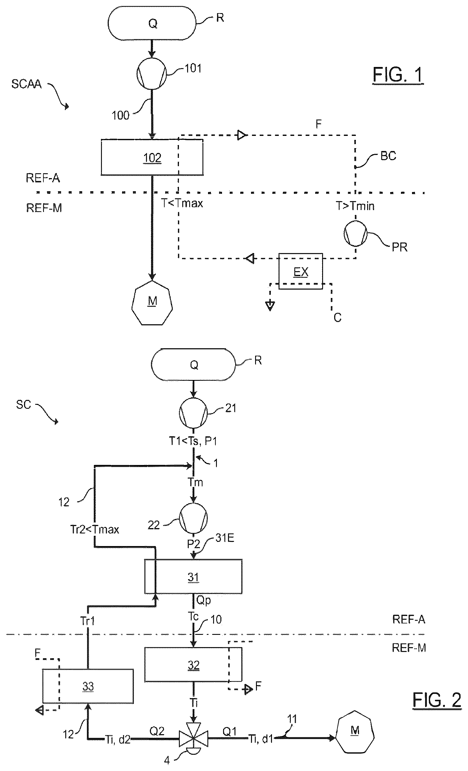 Patent US12618371 Figure 1 – Fuel conditioning system for supplying an aircraft turbine engine, and method of supplying a turbine engine