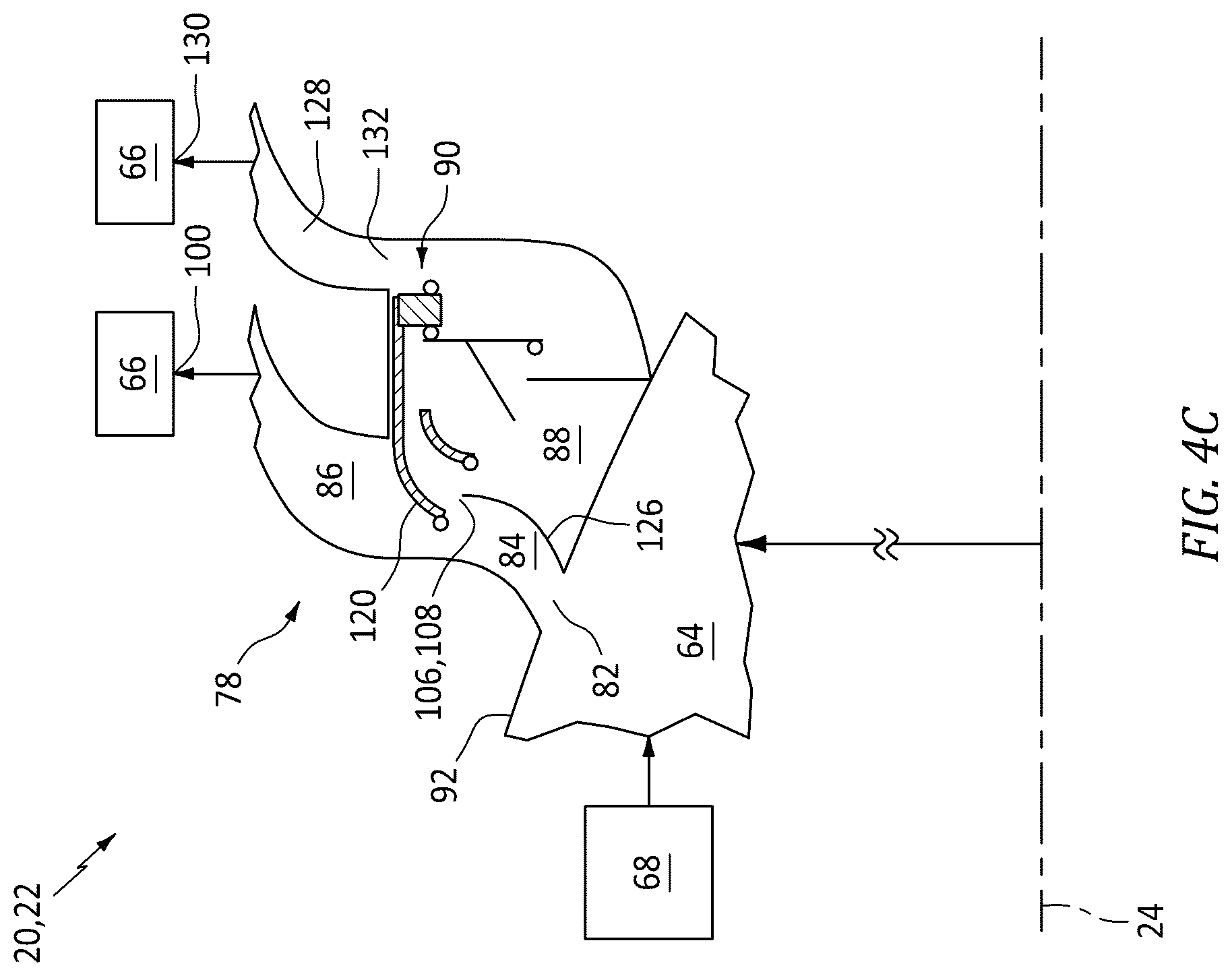 Patent US12618376 Figure 5 – Bleeding core air from a turbine engine core flowpath