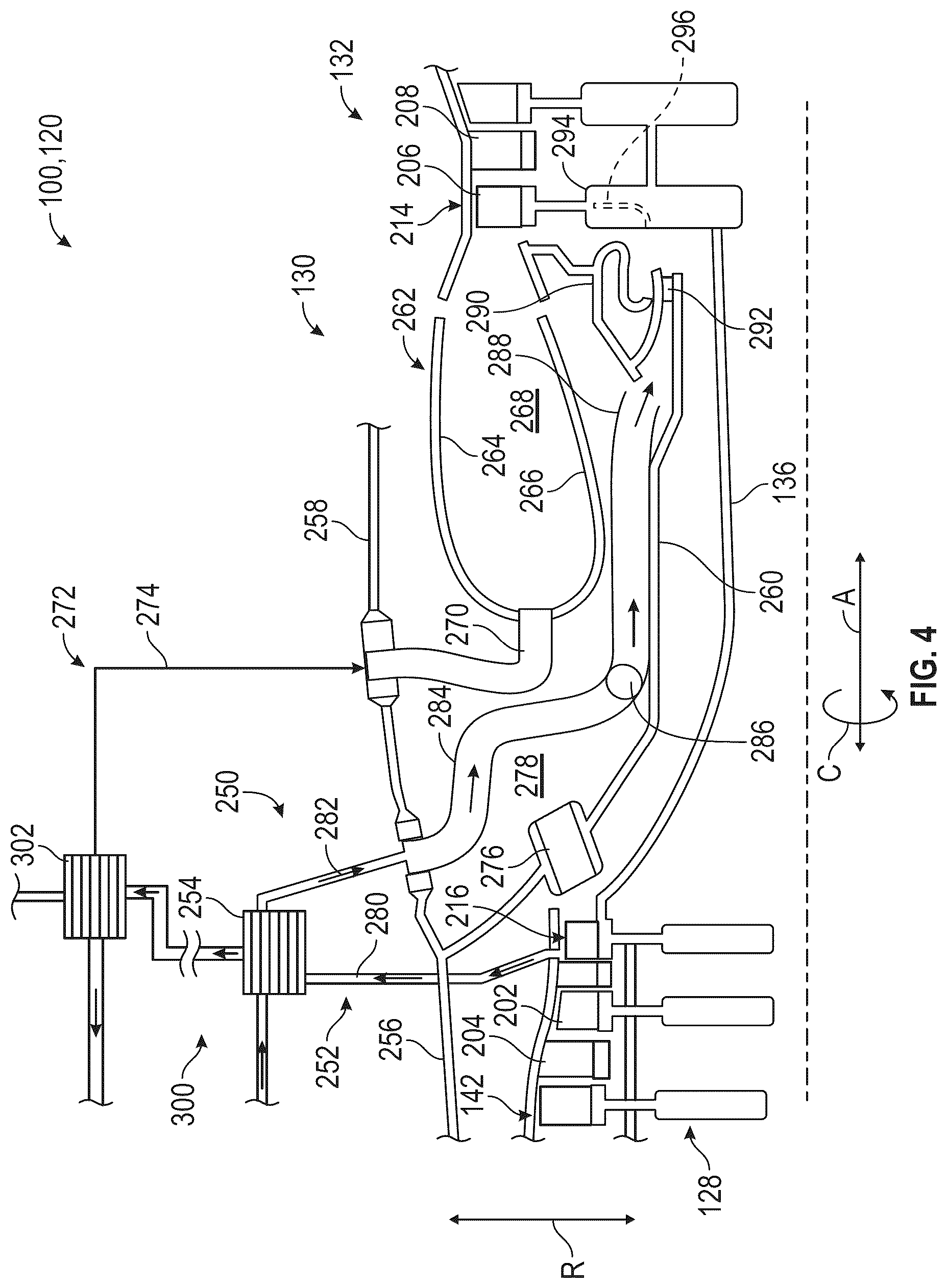 Patent US12618378 Figure 4 – Gas turbine engine