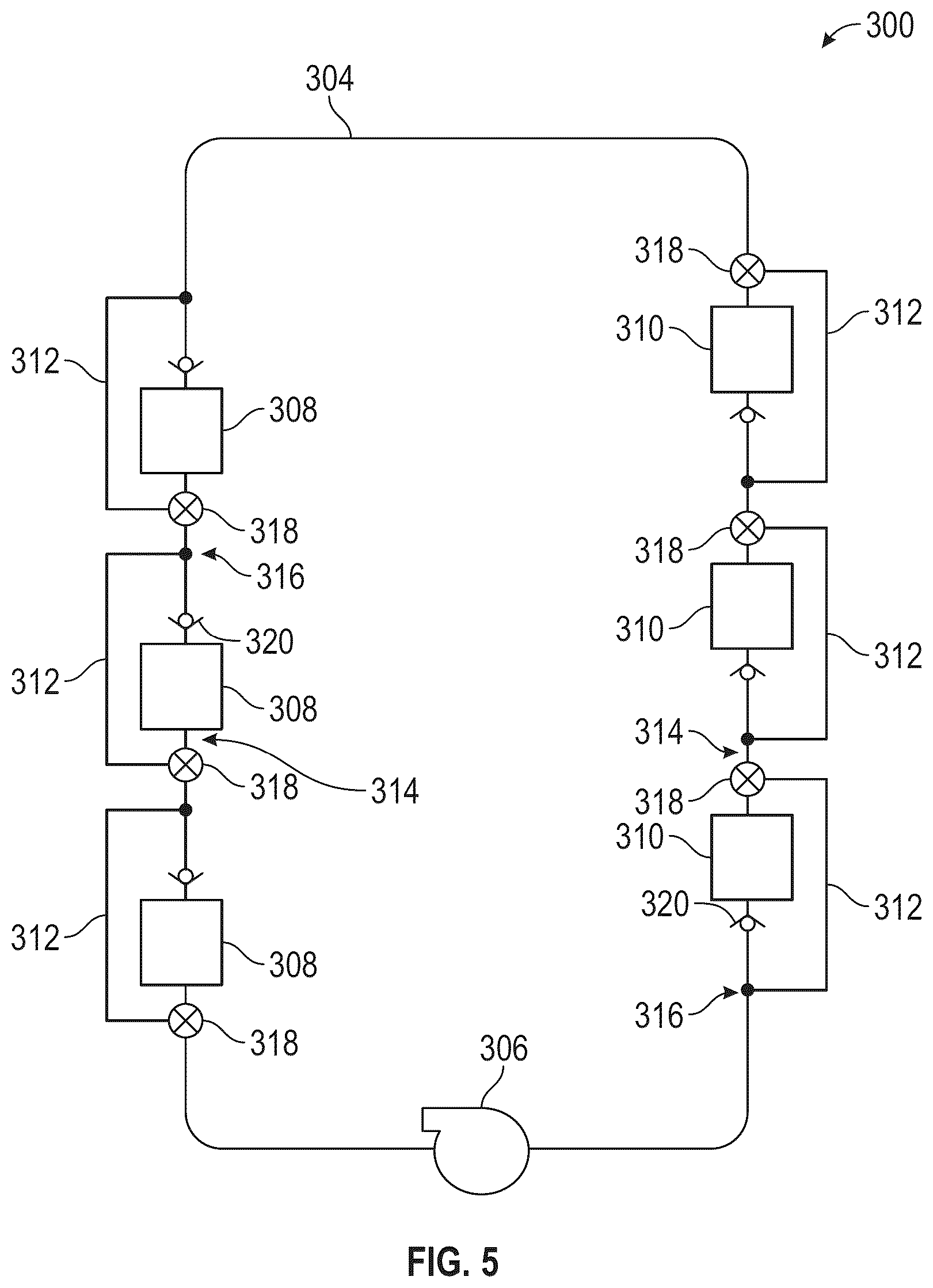 Patent US12618378 Figure 5 – Gas turbine engine