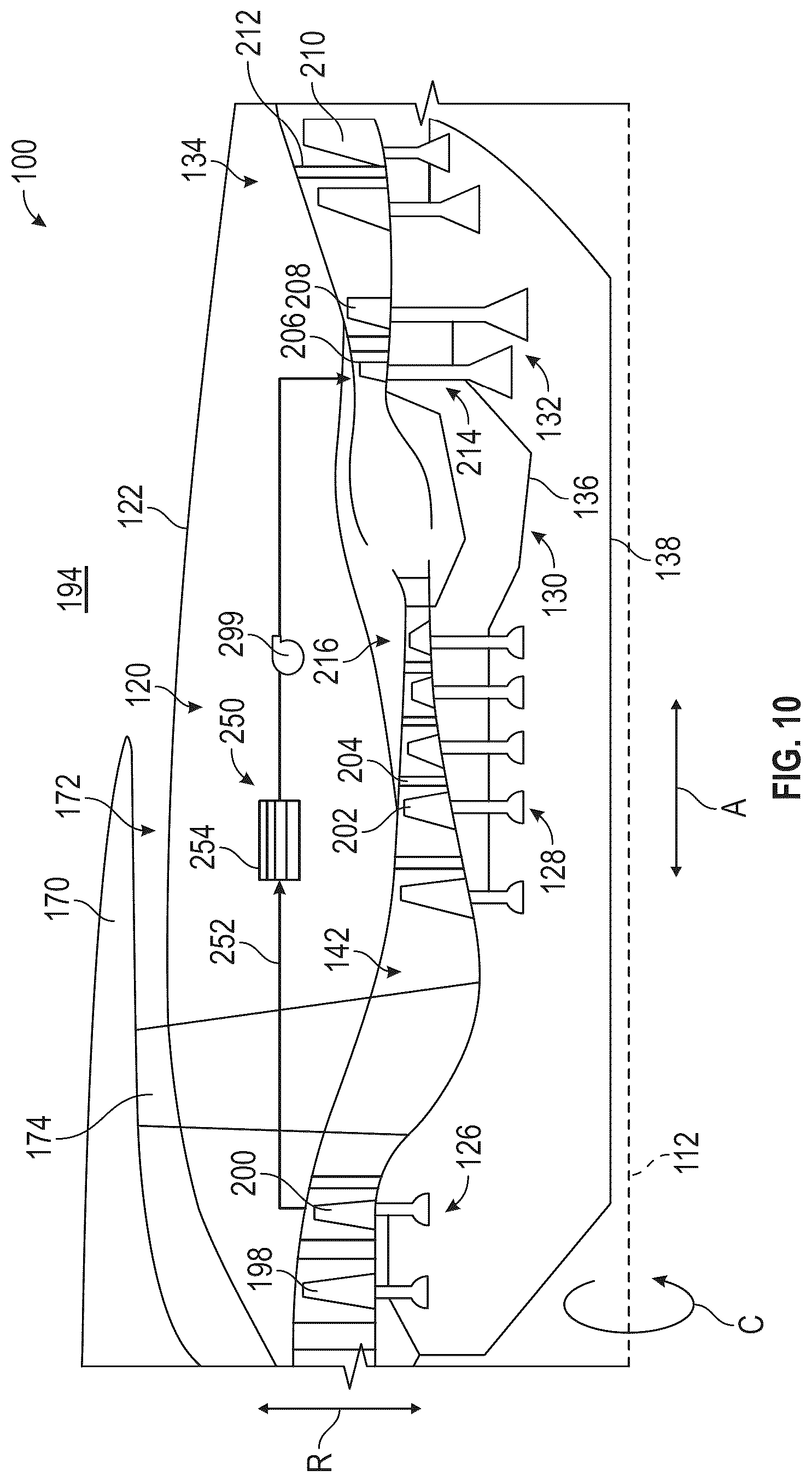 Patent US12618378 Figure 9 – Gas turbine engine